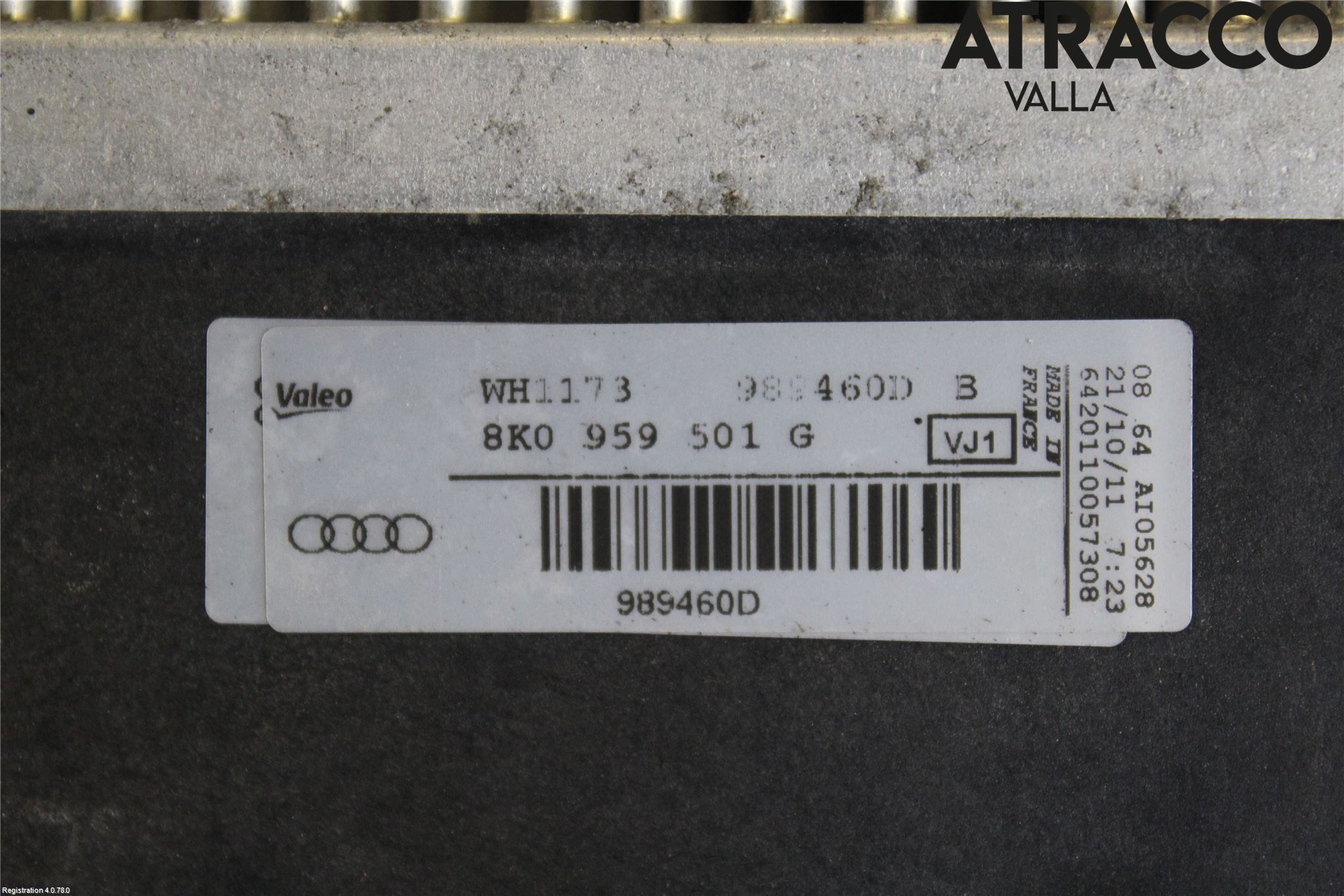 Audi A4/S4 08-11 Kjølevifte-Radiator Hus-Kåpe