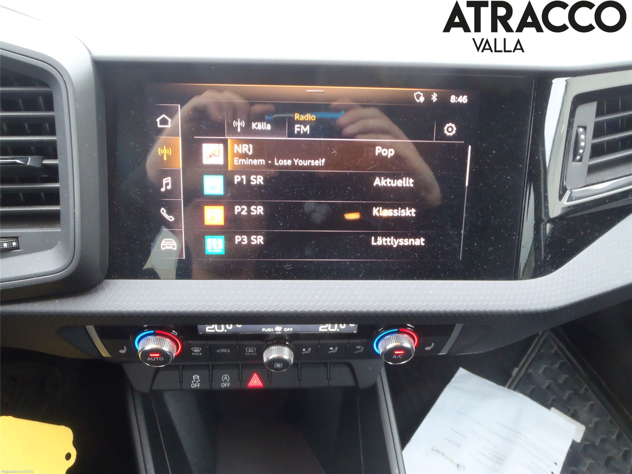 Audi A1 19- Instr Skjerm Dvd-Gps-Ac-Tlf