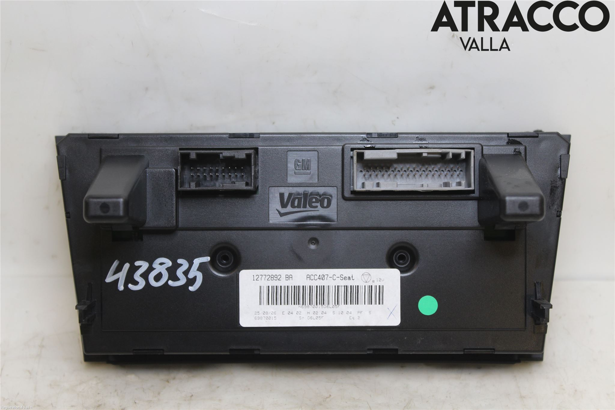 Saab 9-3 VER 2 Varme Ac Betjening-Display