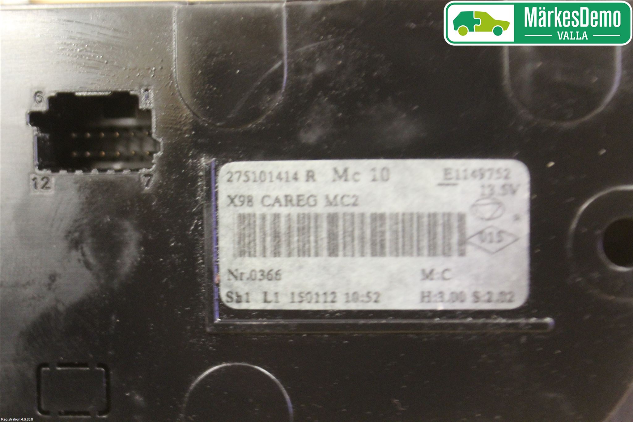 Renault CLIO IV 12-16 Varmeapparat Panel(Regulering)