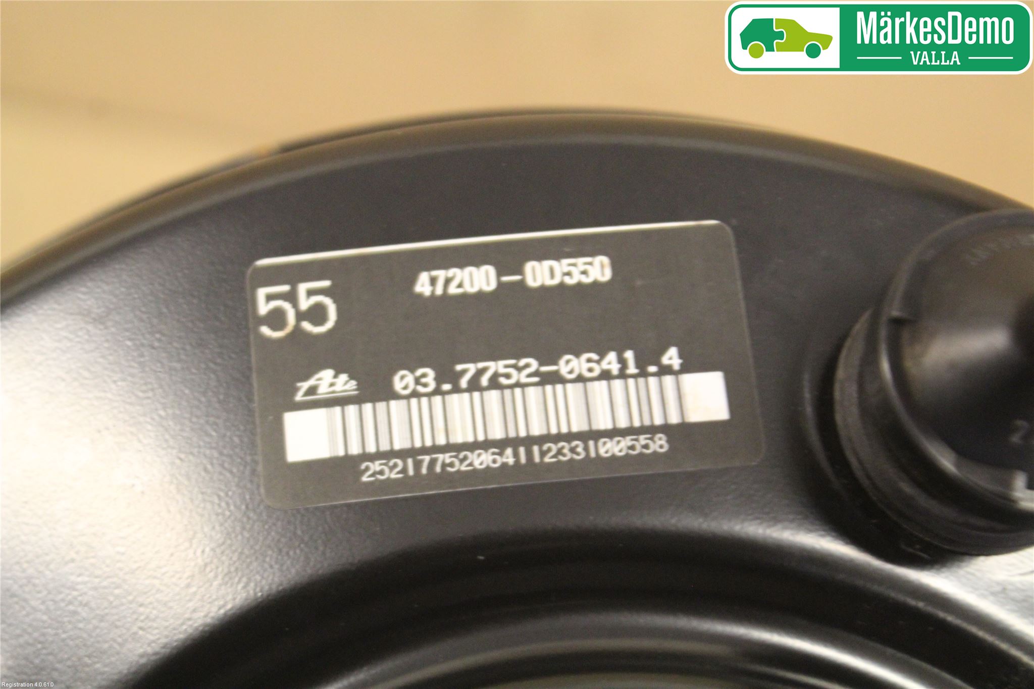 Toyota YARIS XP130 12-14 Bremseservo