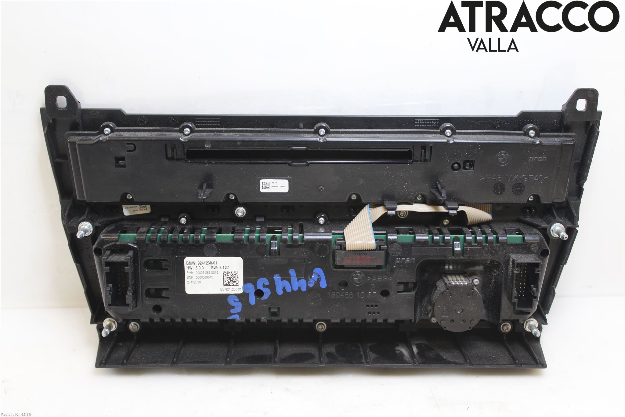 BMW 5 F10/F11/F18 09-17 Varme Ac Betjening-Display