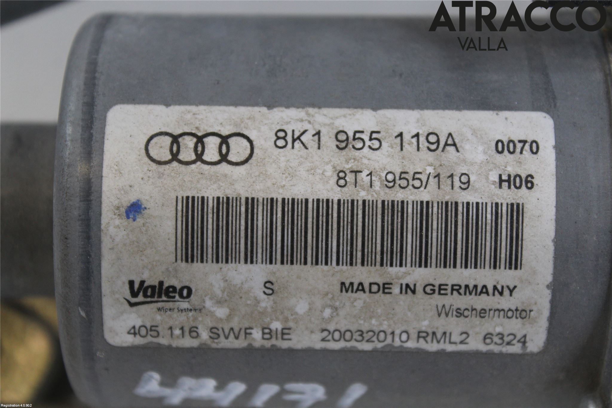 Audi A4/S4 08-11 Viskermotor Frontrute
