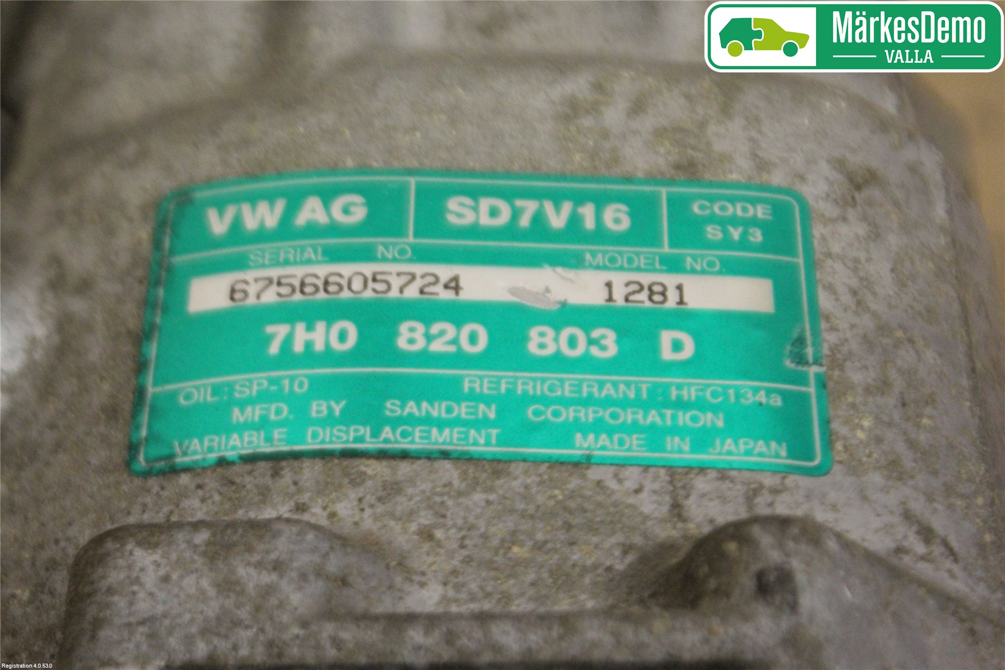Volkswagen VW CADDY      04-10 Varme Ac Kompressor