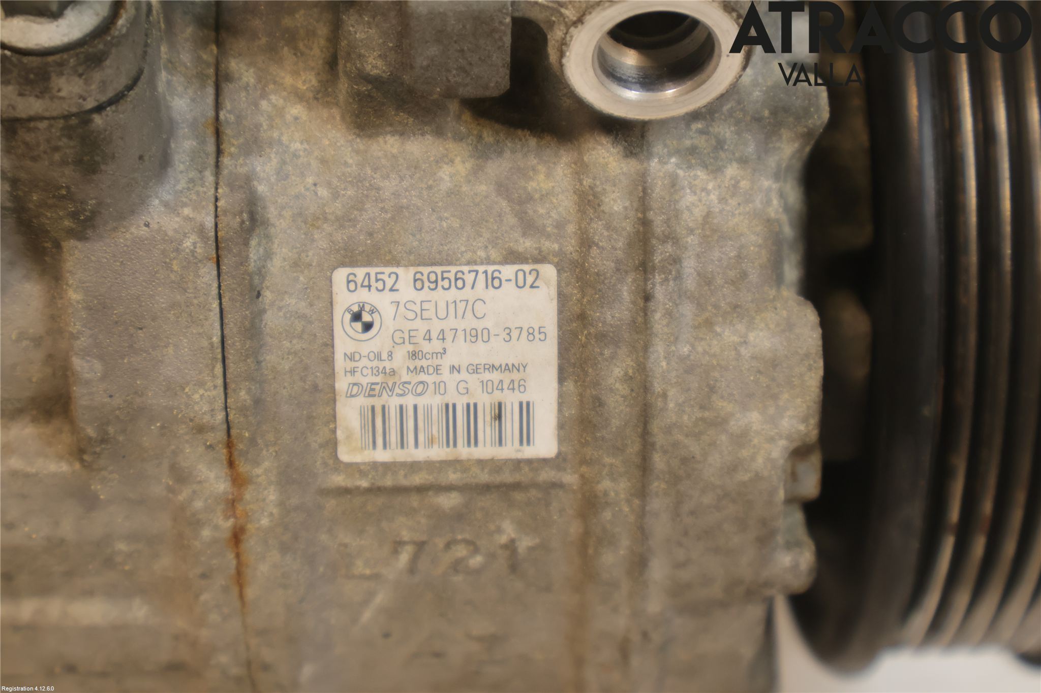 BMW 3 E90/91 SED/TOU 05-12 Varme Ac Kompressor
