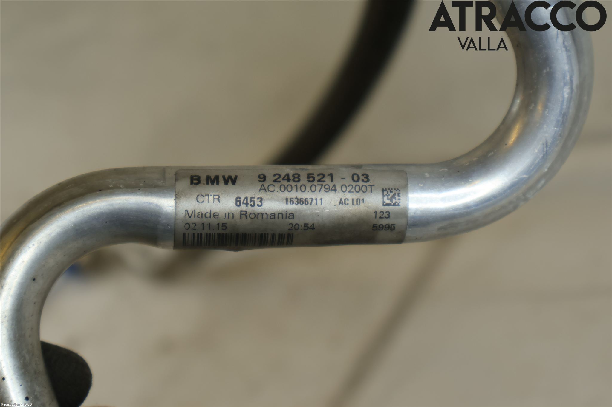 BMW 5 F10/F11/F18 09-17 Varme Ac Slange - Rør