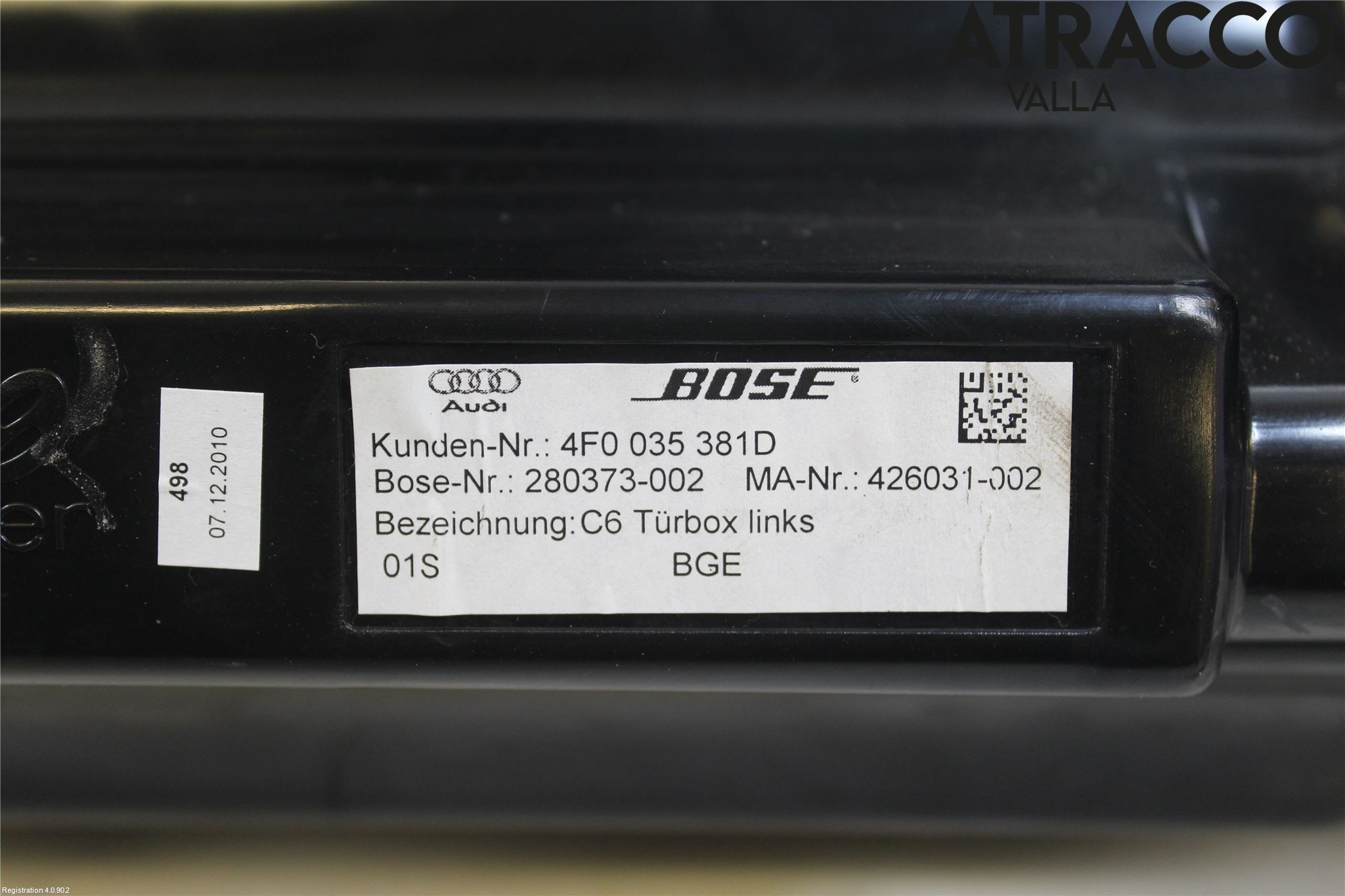 Audi A6/S6     05-11 Innr Høyttaler