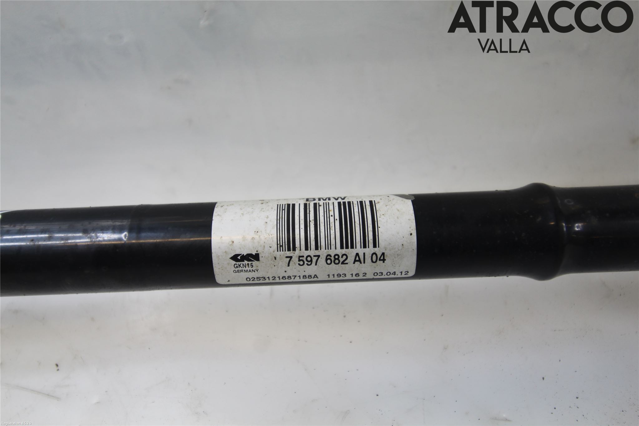 BMW 3 F30/F31/F80 12-19 Drivaksel Bak Kompl Høyre