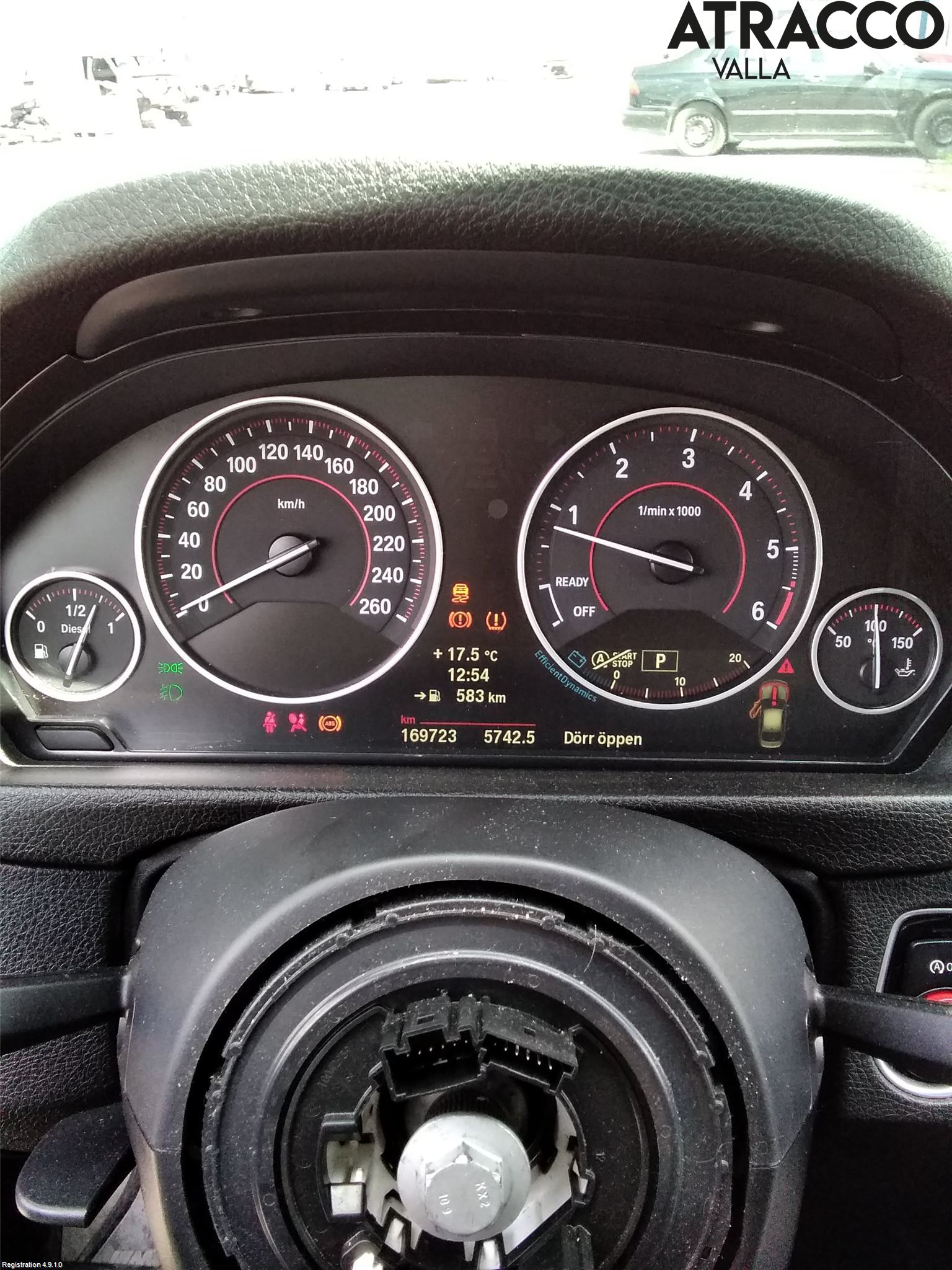 BMW 3 F30/F31/F80 12-19 Instr Kombinert