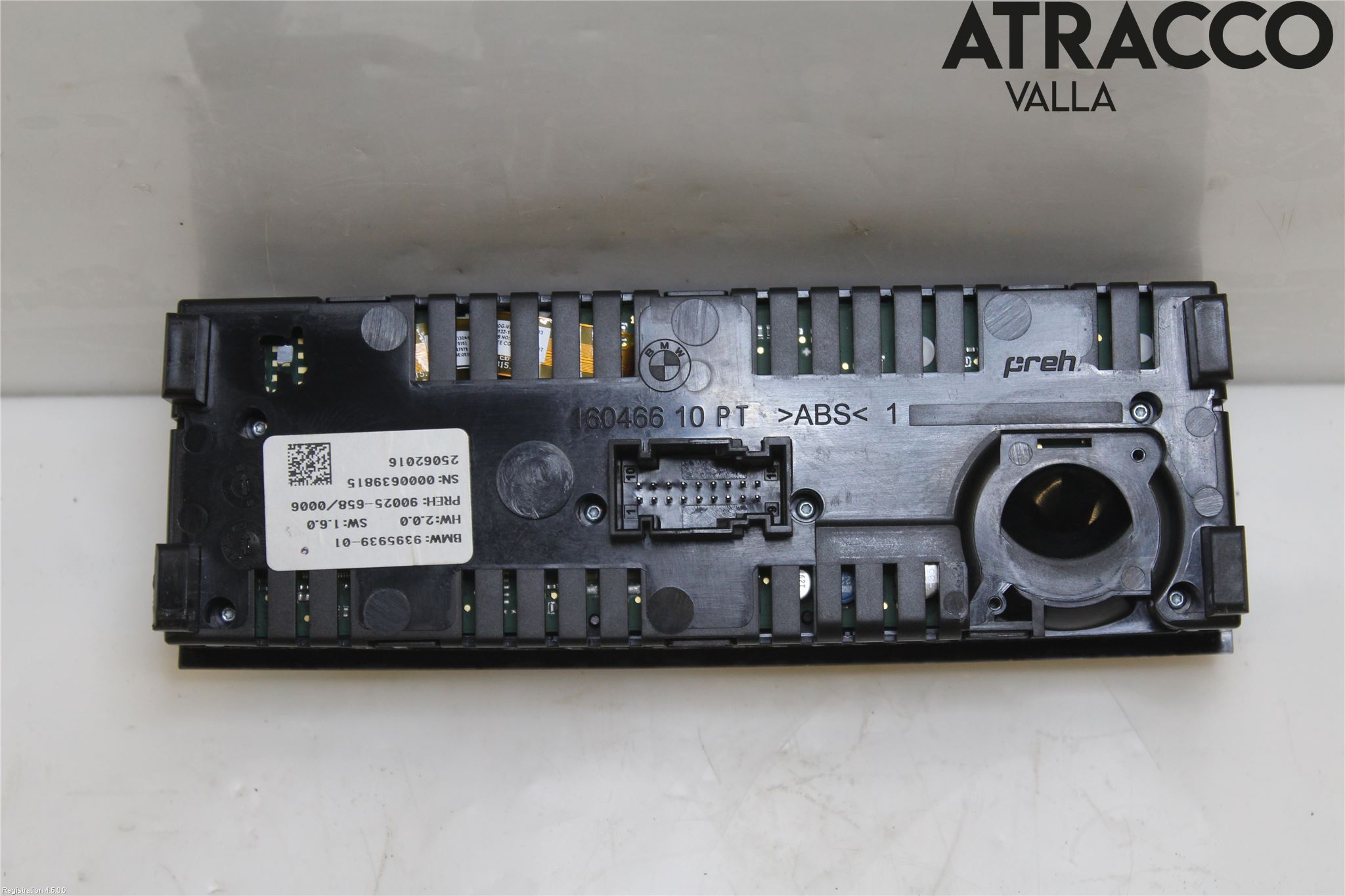 BMW 5 F10/F11/F18 09-17 Varme Ac Betjening-Display