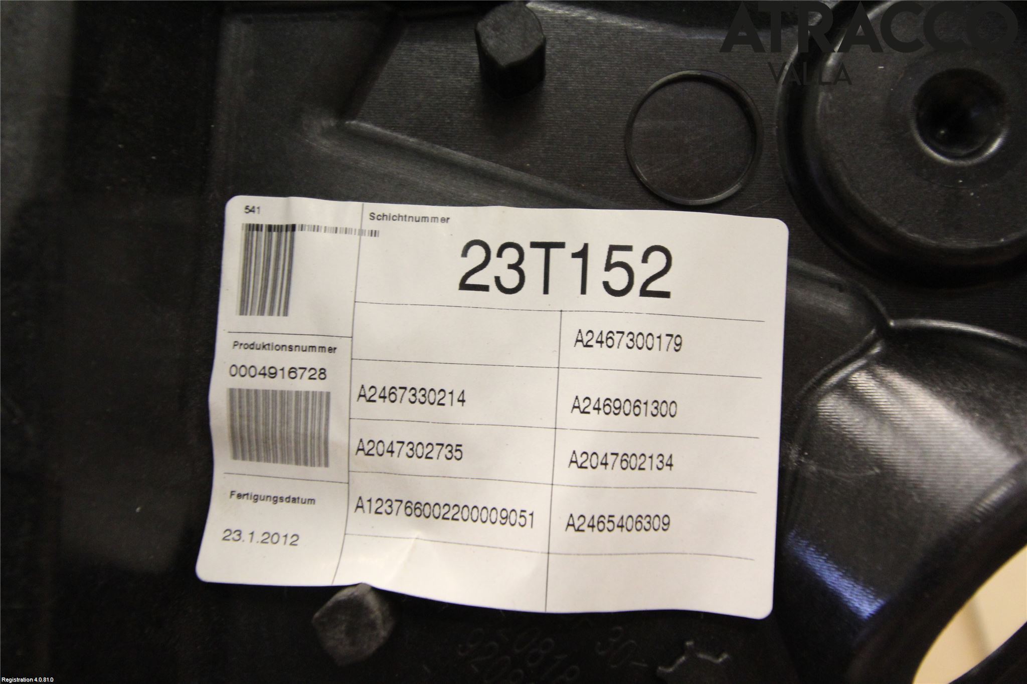 Mercedes-Benz MB B-KLASS (W246/W242) 12-19 Vindusheis El Komp