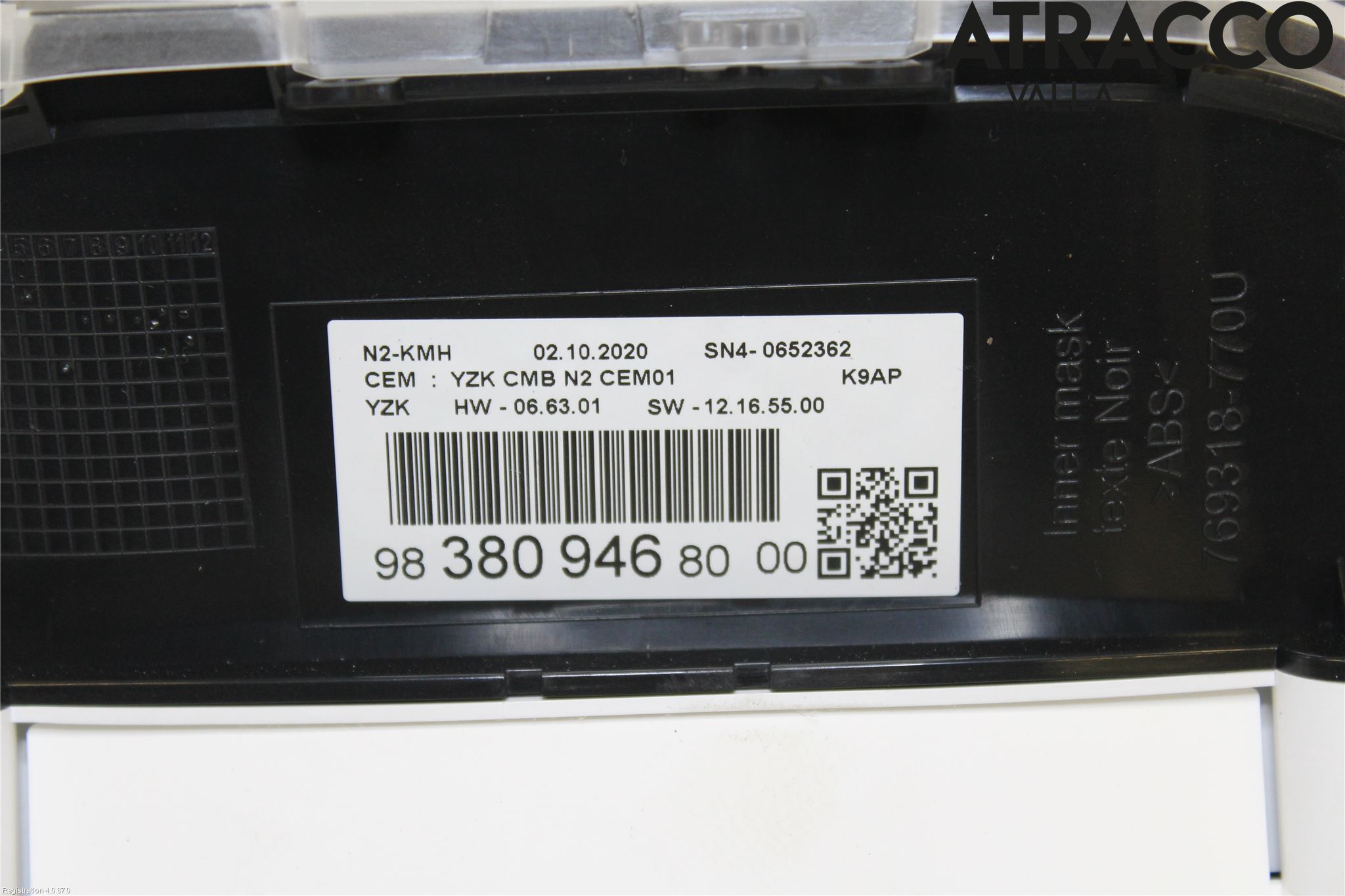 Peugeot PARTNER/E-PARTNER 19- Instr Kombinert
