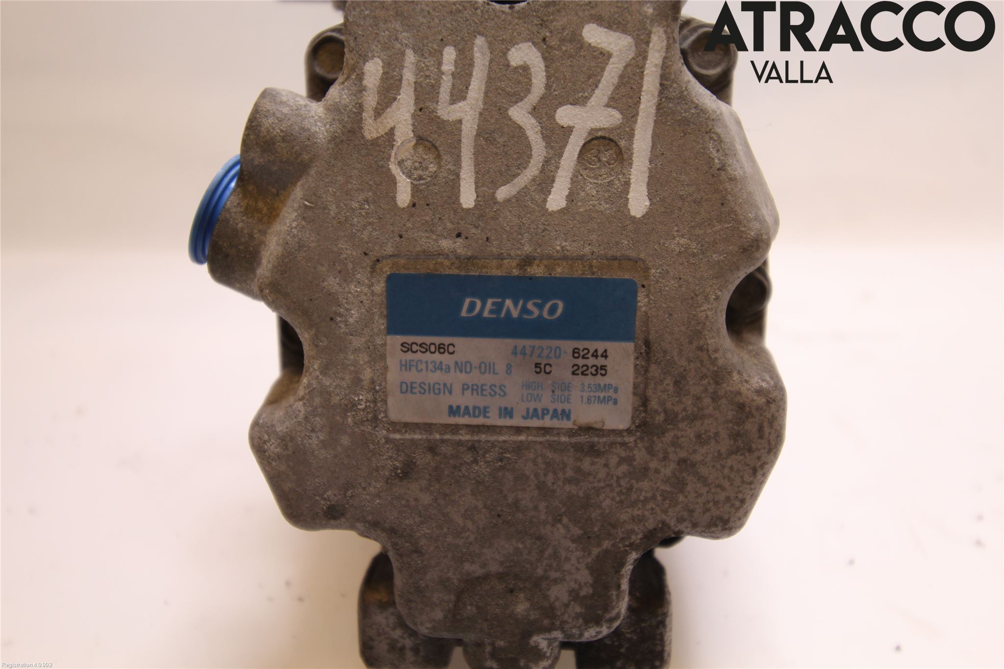 Toyota COROLLA 98-01 Varme Ac Kompressor