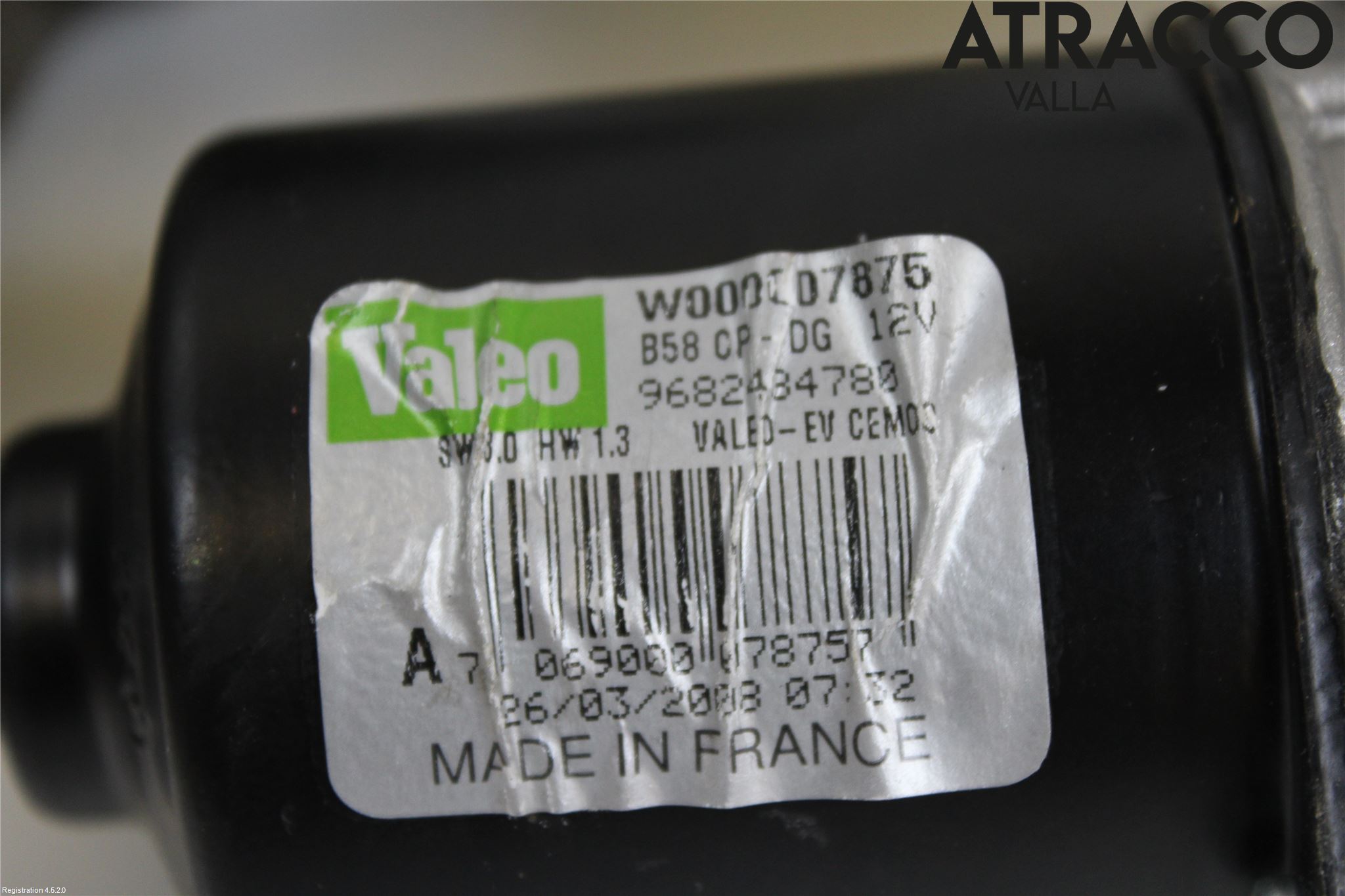 Citroen C4 GRAND PICASSO 07-13 Viskermotor Frontrute
