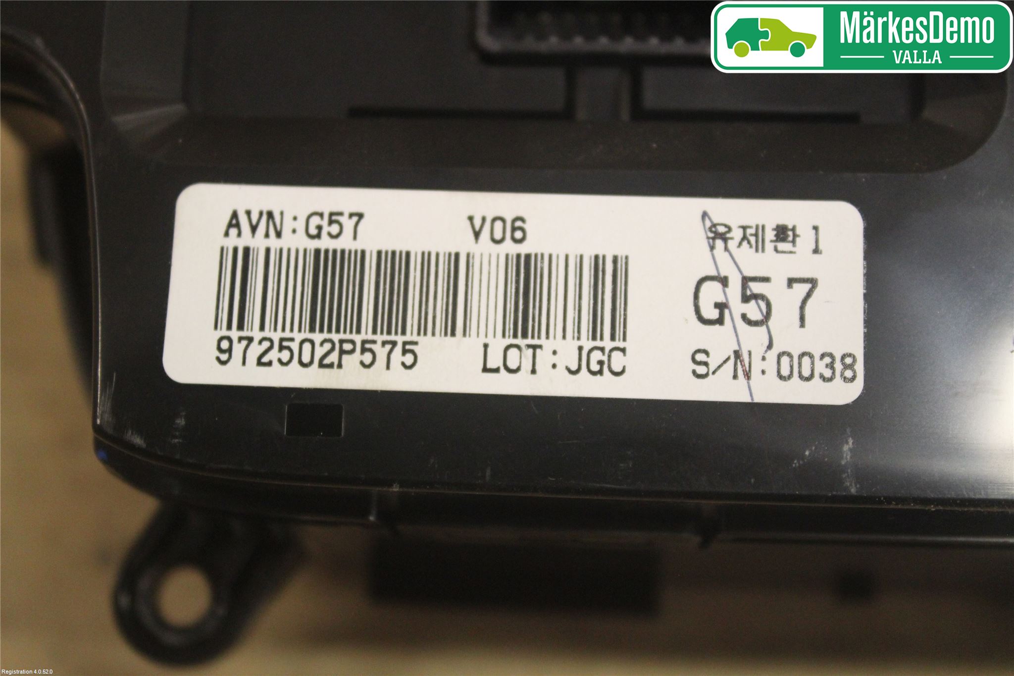 Kia SORENTO 10-14 Varmeapparat Panel(Regulering)