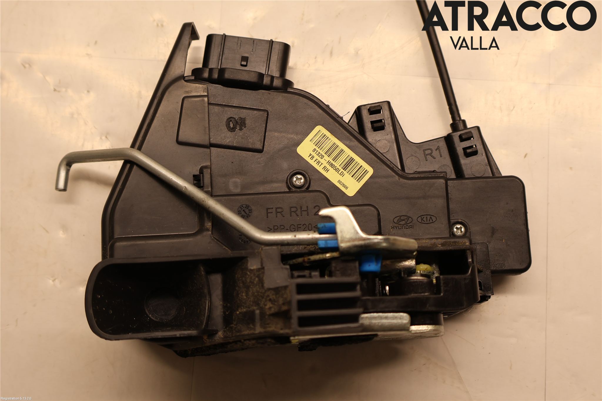 Kia RIO 17- Dørlås - Låsekasse