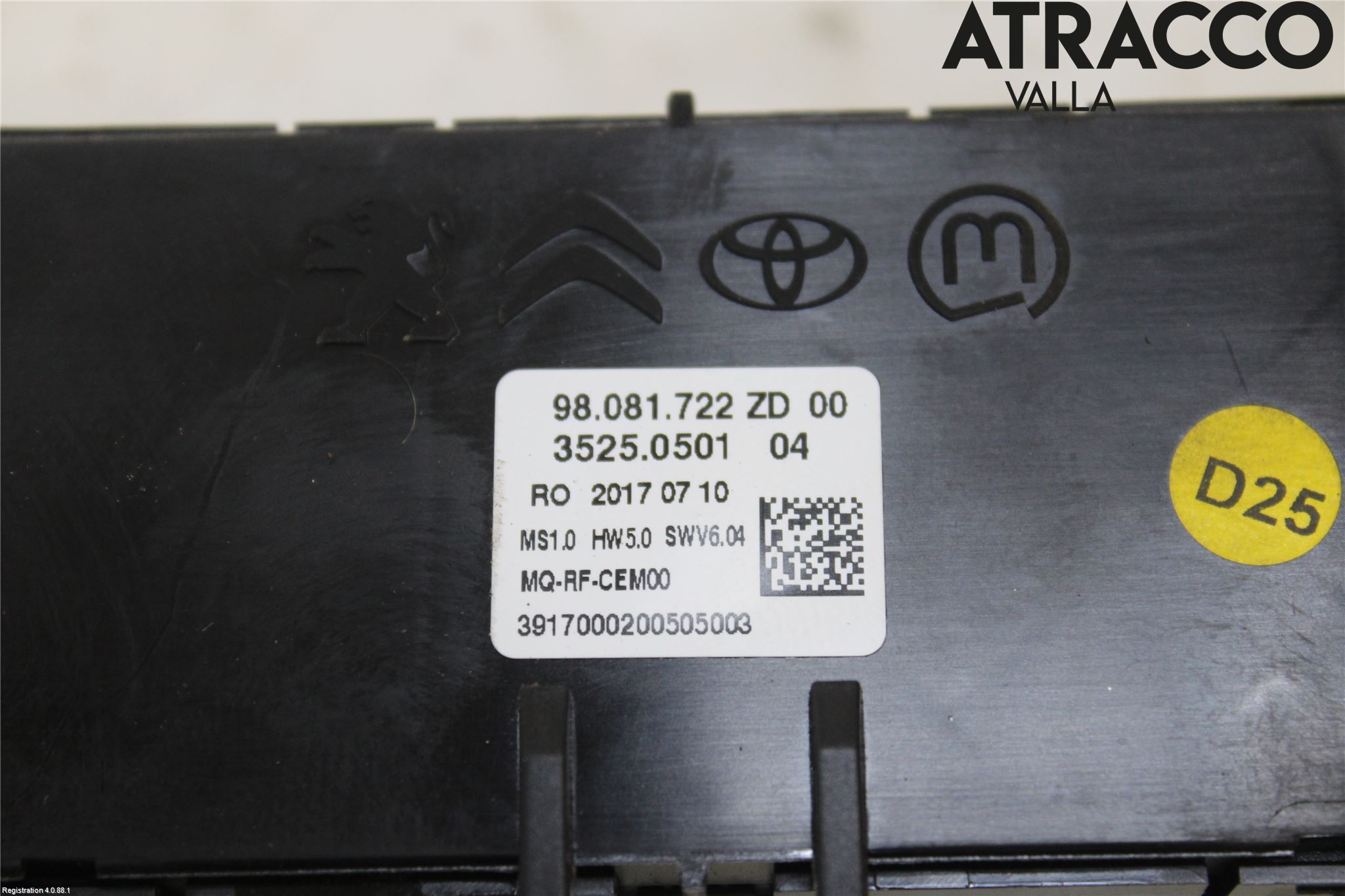 Toyota PROACE II 16- Varme Ac Betjening-Display