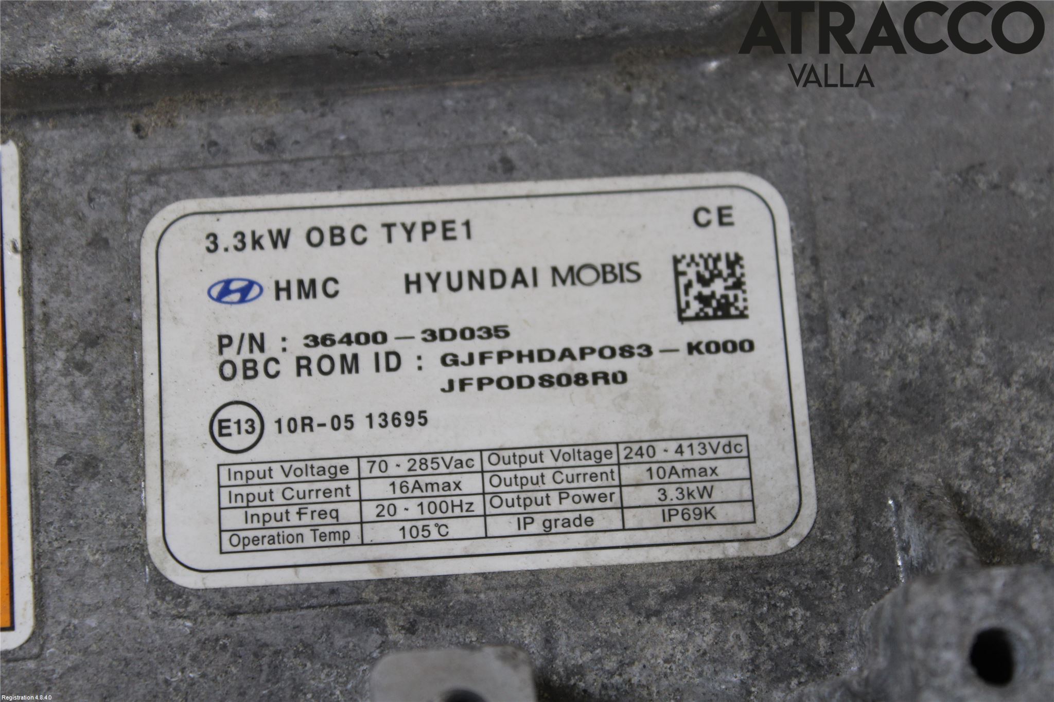 Kia OPTIMA 16-20 Batterilader Hybrid