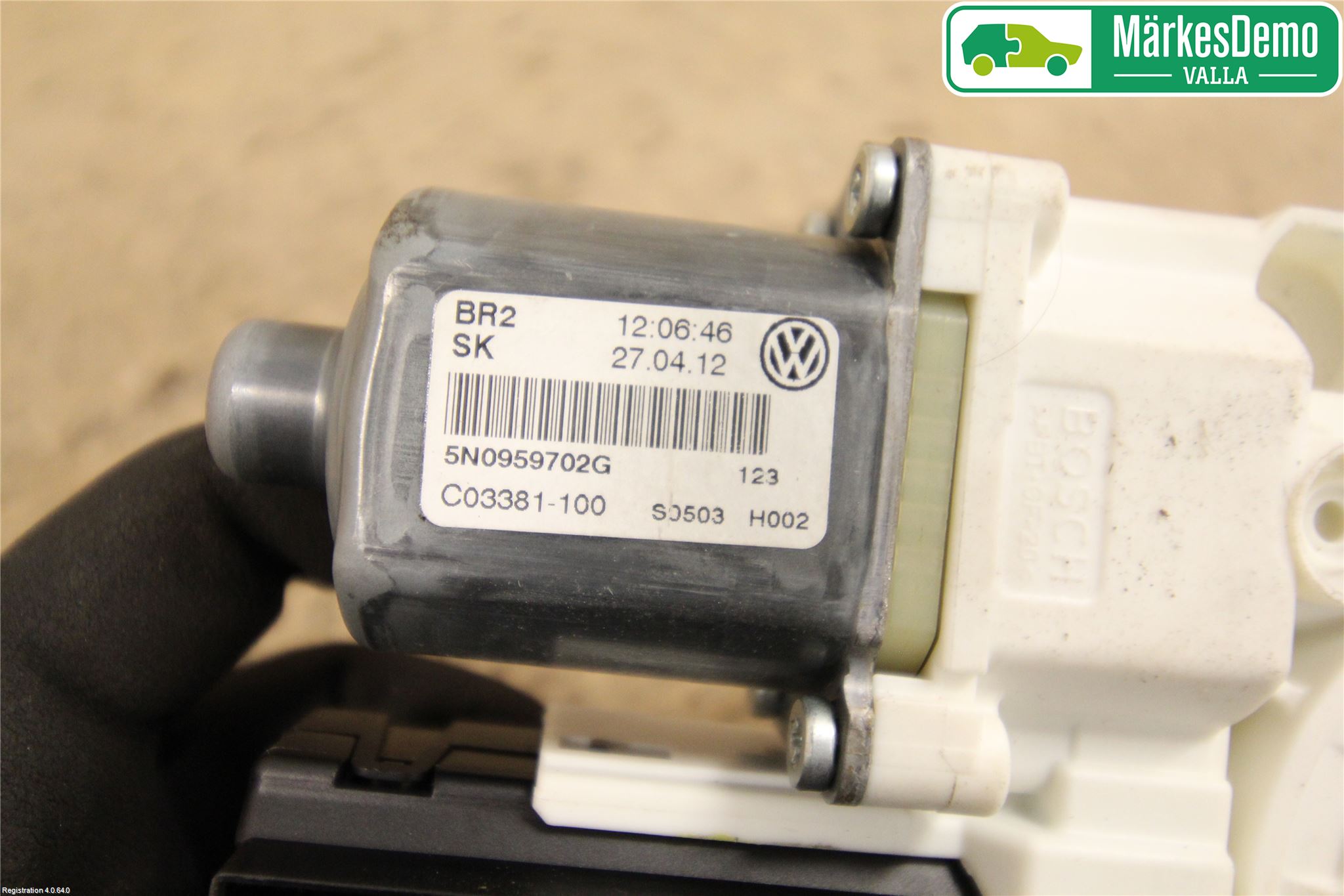 Volkswagen VW TIGUAN 07-16 Vindusheismotor