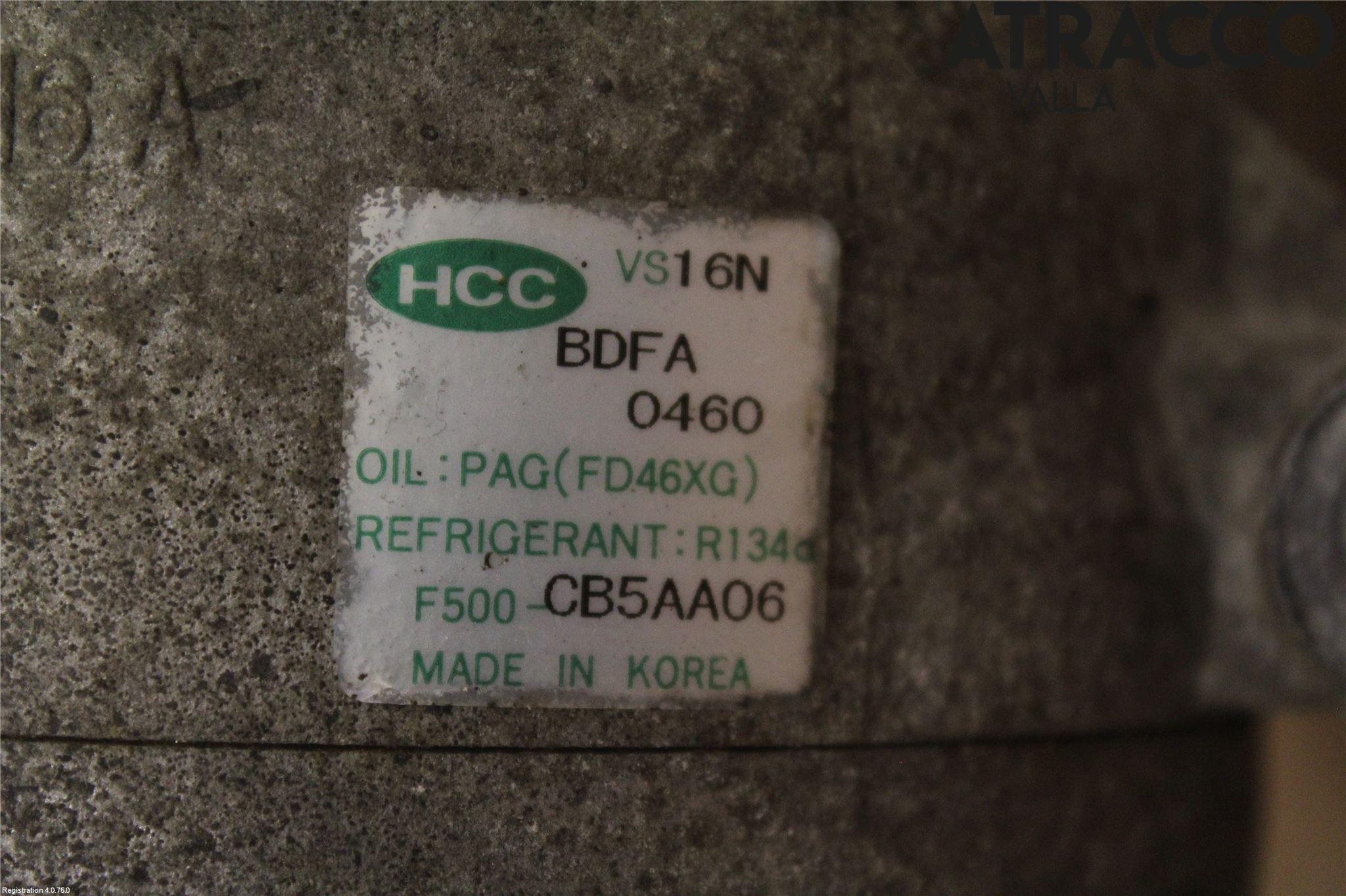 Hyundai ACCENT 06-11 Varme Ac Kompressor