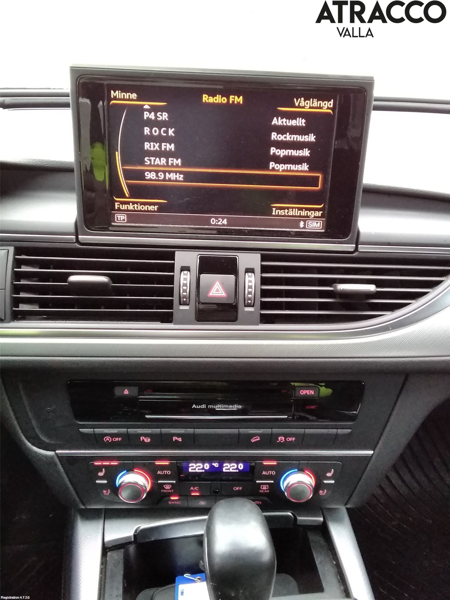 Audi A6 ALLROAD 12-18 Varme Ac Betjening-Display
