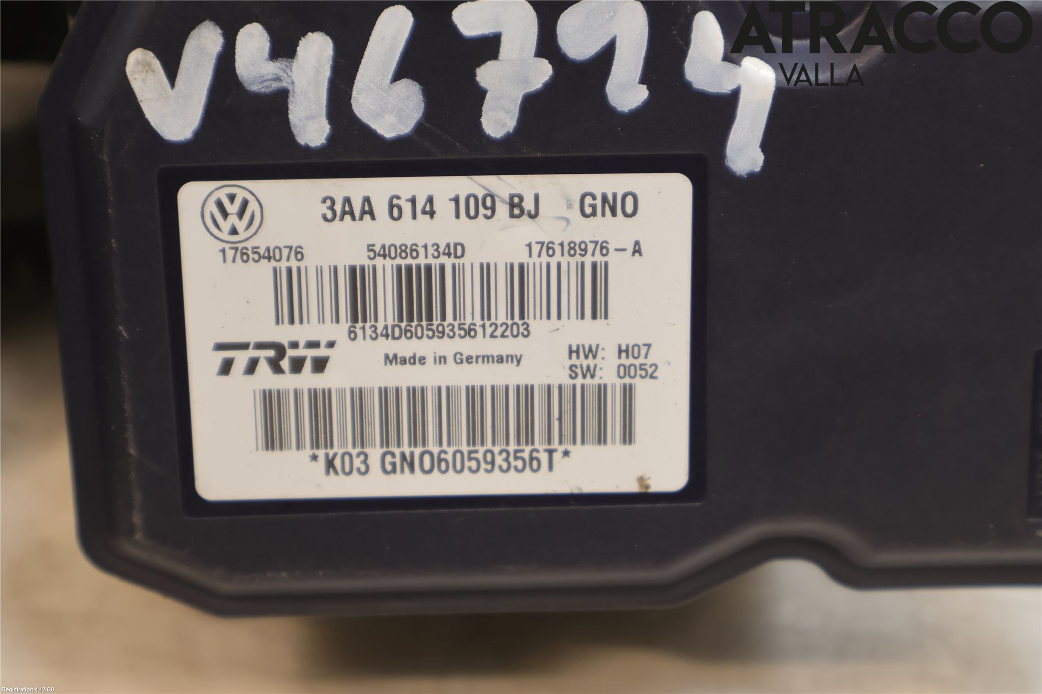 Volkswagen VW PASSAT 11-14 Abs Hydraulikkaggregat