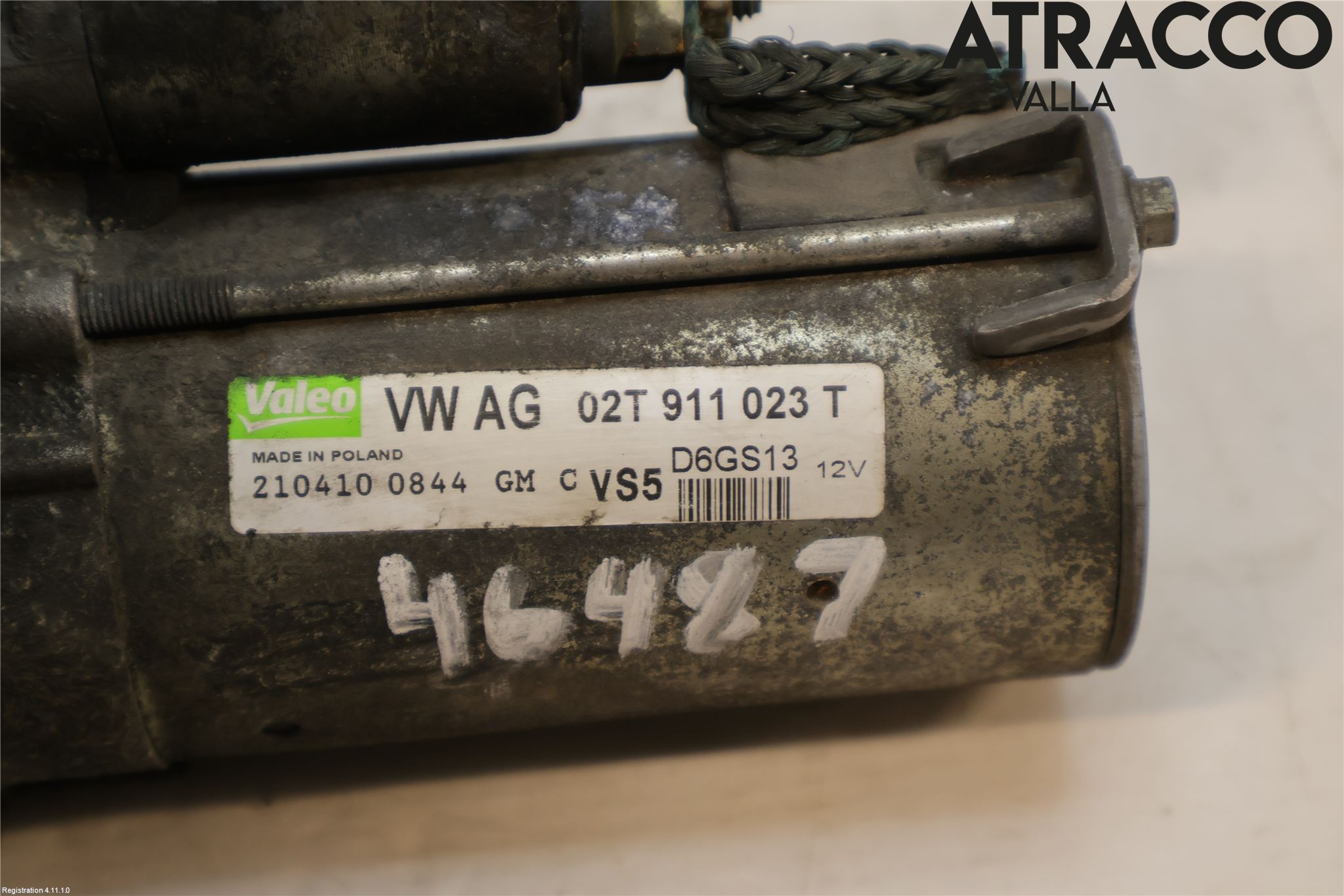 Volkswagen VW GOLF VI 09-13 Startmotor