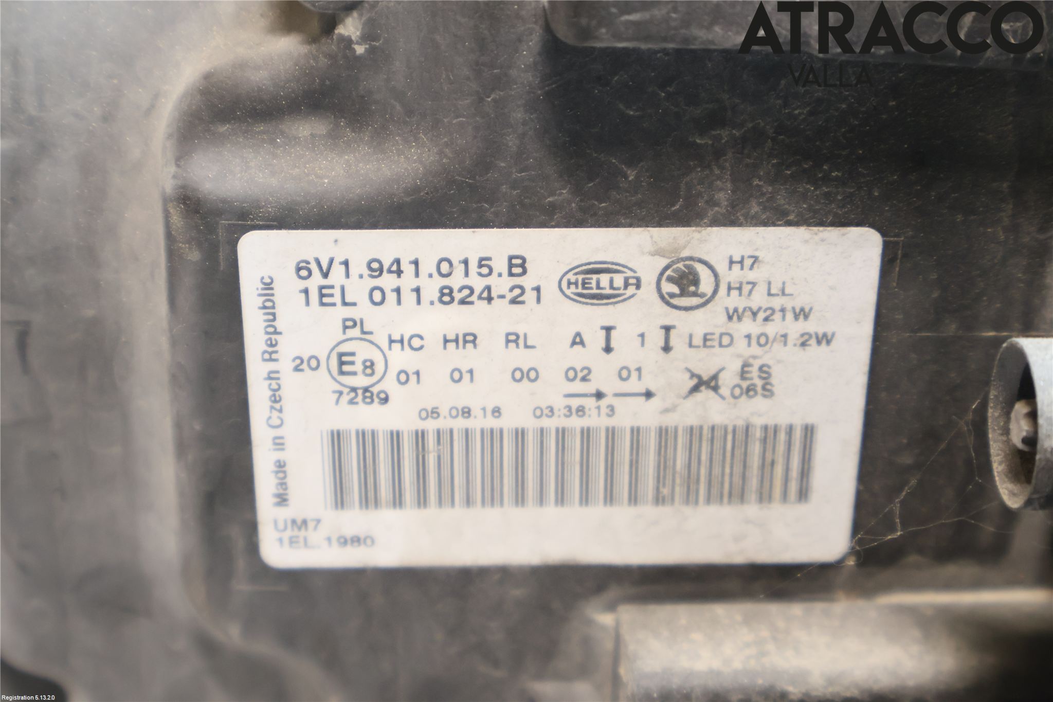 Skoda FABIA 15-21 Frontlykt Venstre