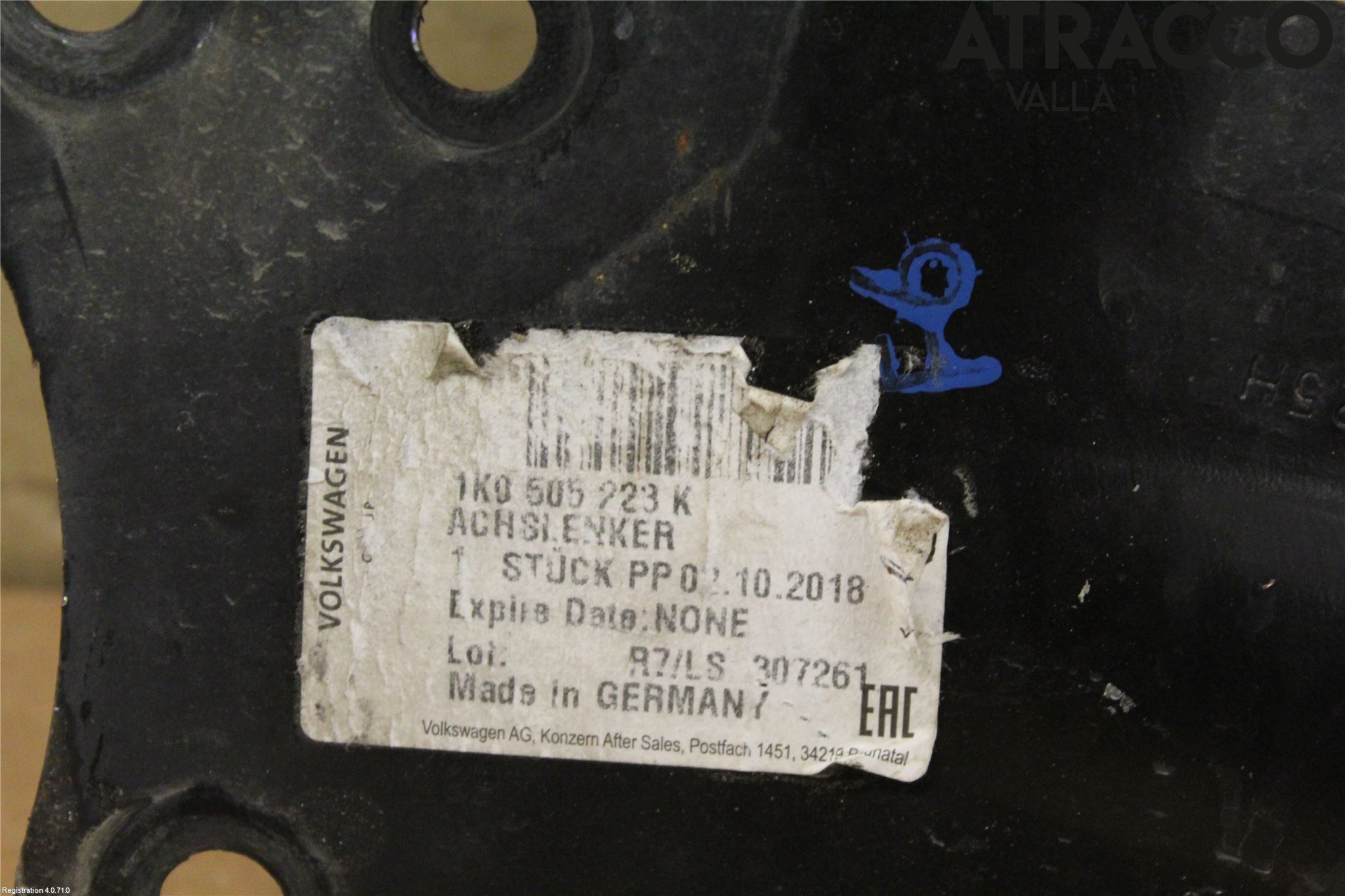 Audi A3/S3 05-13 Bærearm Bak Venstre
