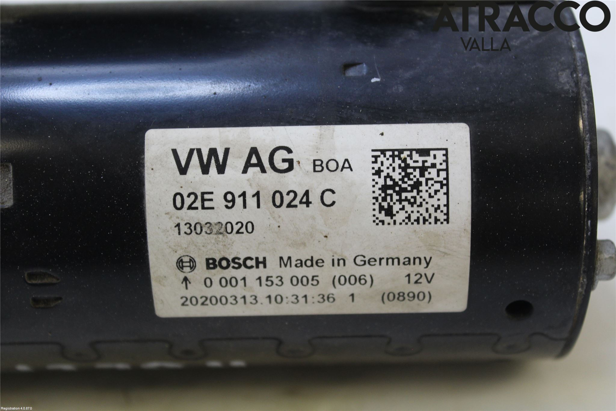 Volkswagen VW CADDY 16-20 Startmotor Diesel