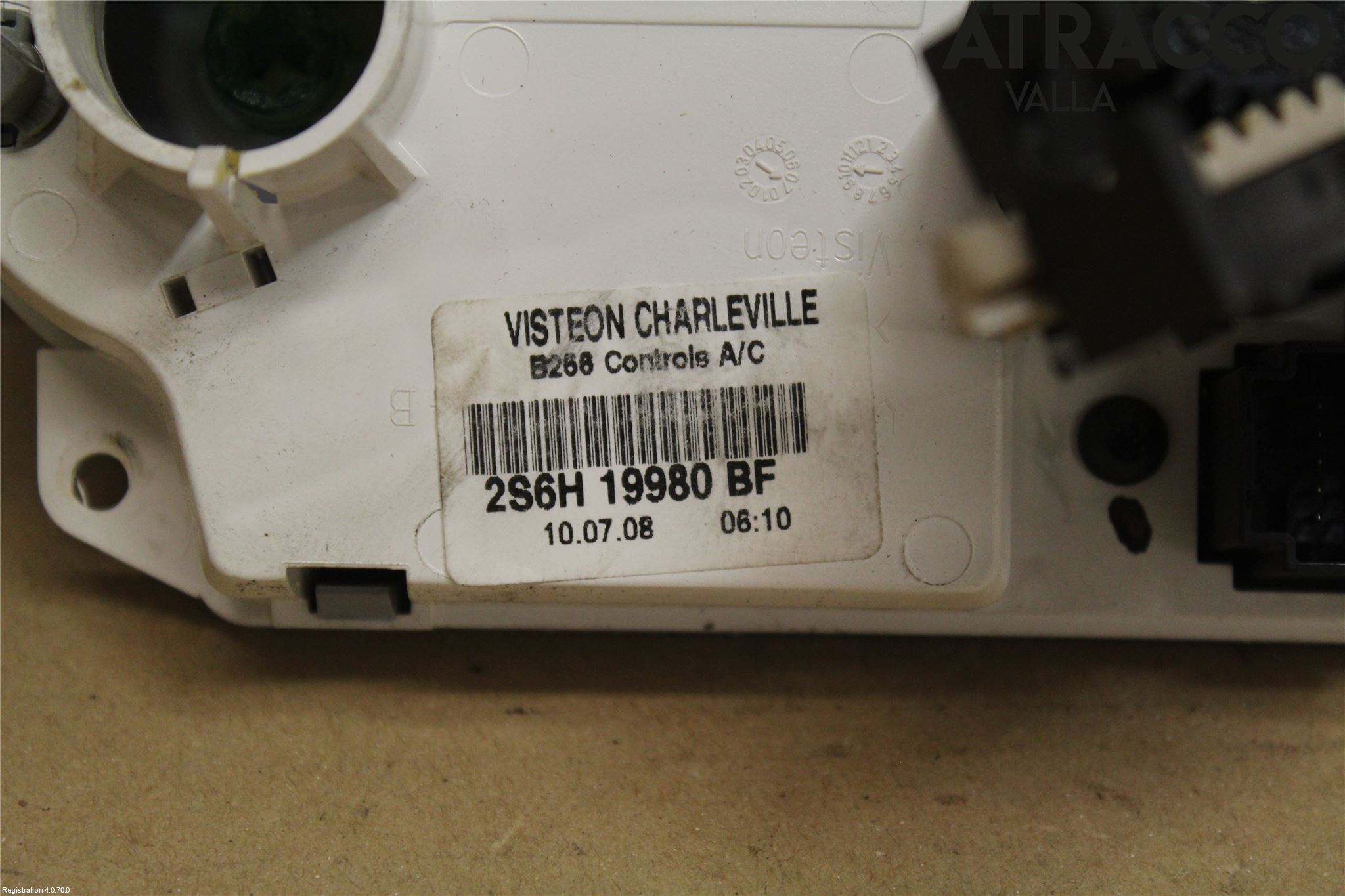 Ford FUSION Varme Ac Betjening-Display