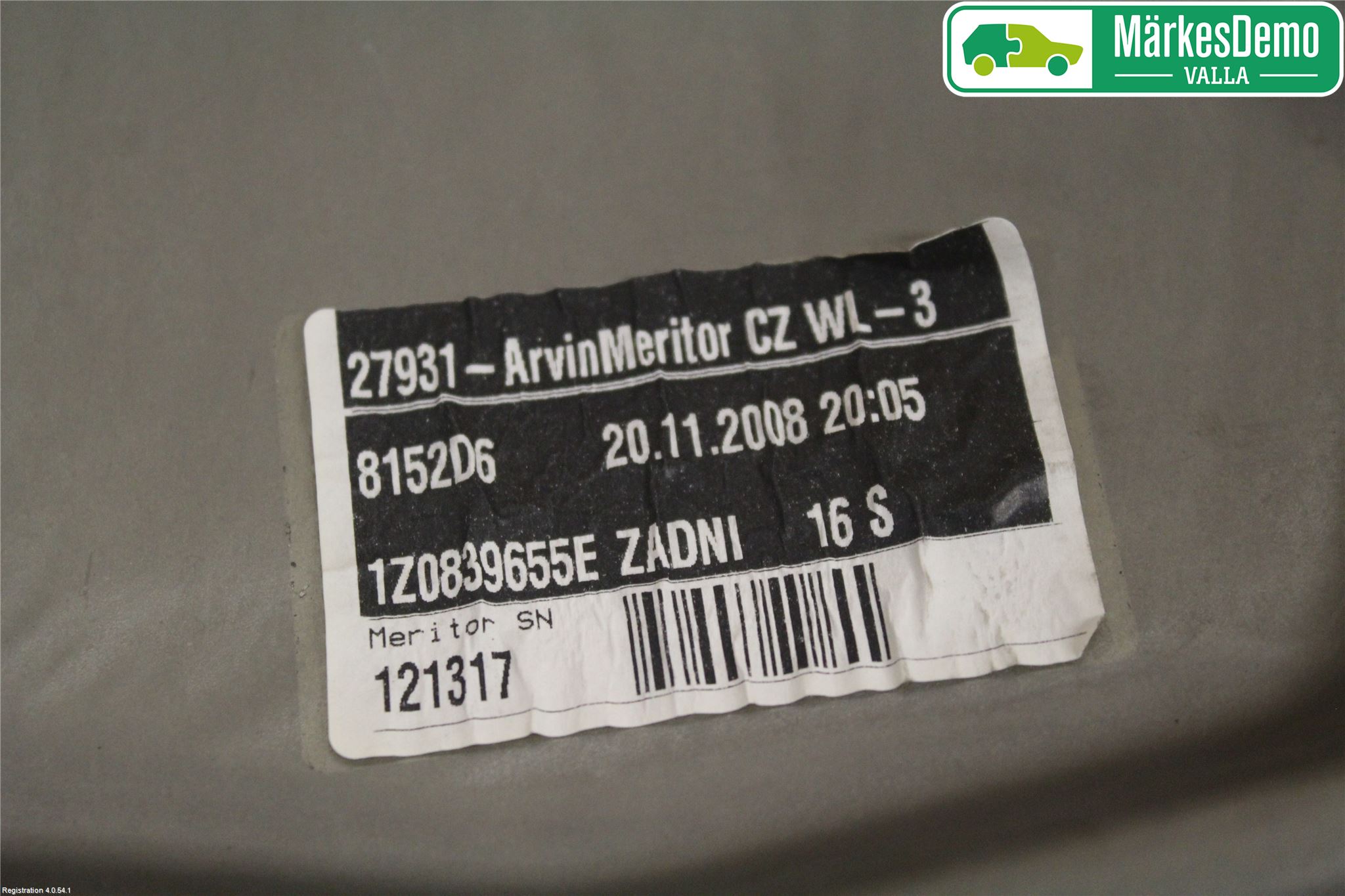Skoda OCTAVIA (1Z) 05-13 Vindusheis El Komp