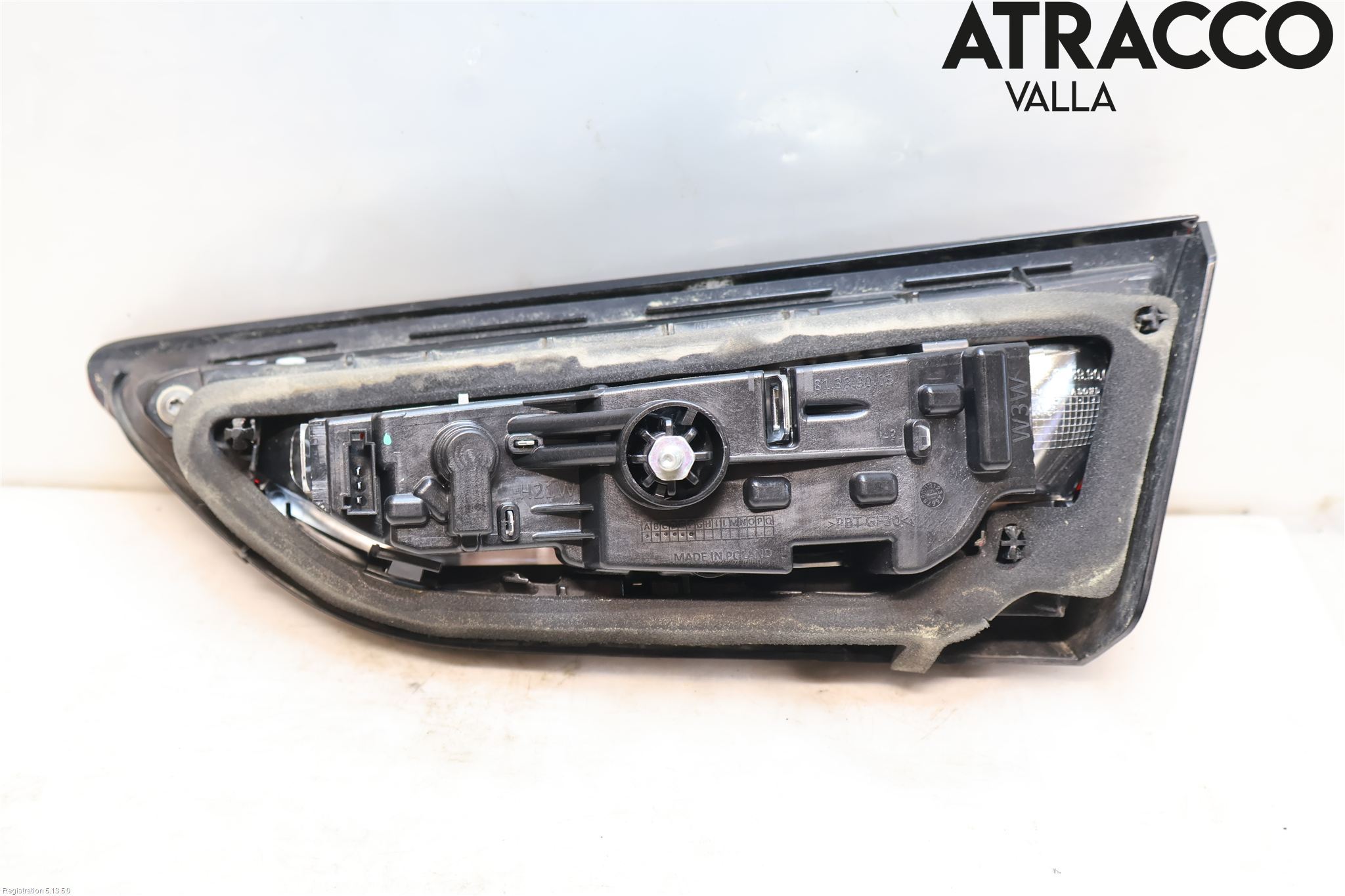 Opel ASTRA K 16-22 Baklykt Venstre  På Luke(Indre