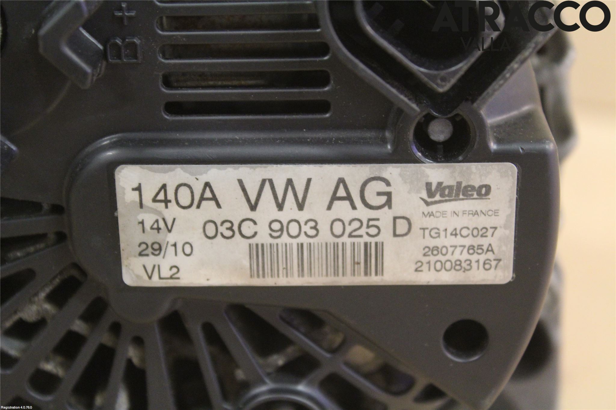 Volkswagen VW GOLF VI 09-13 Dynamo