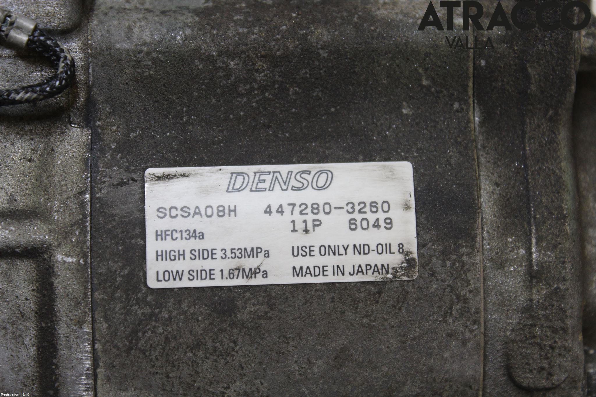 Subaru LEGACY 10-14 Varme Ac Kompressor