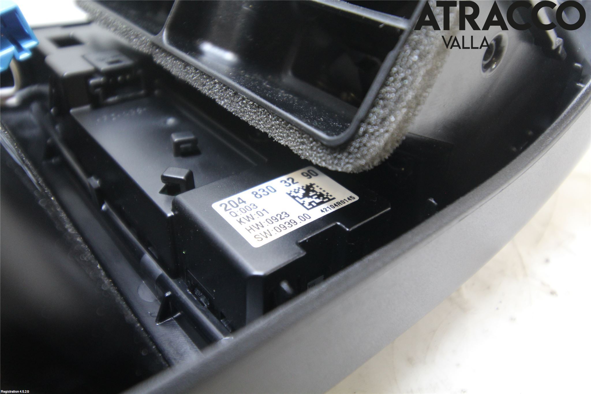 Mercedes-Benz MB C-KLASS (W204) 07-15 Varme Ac Betjening-Display