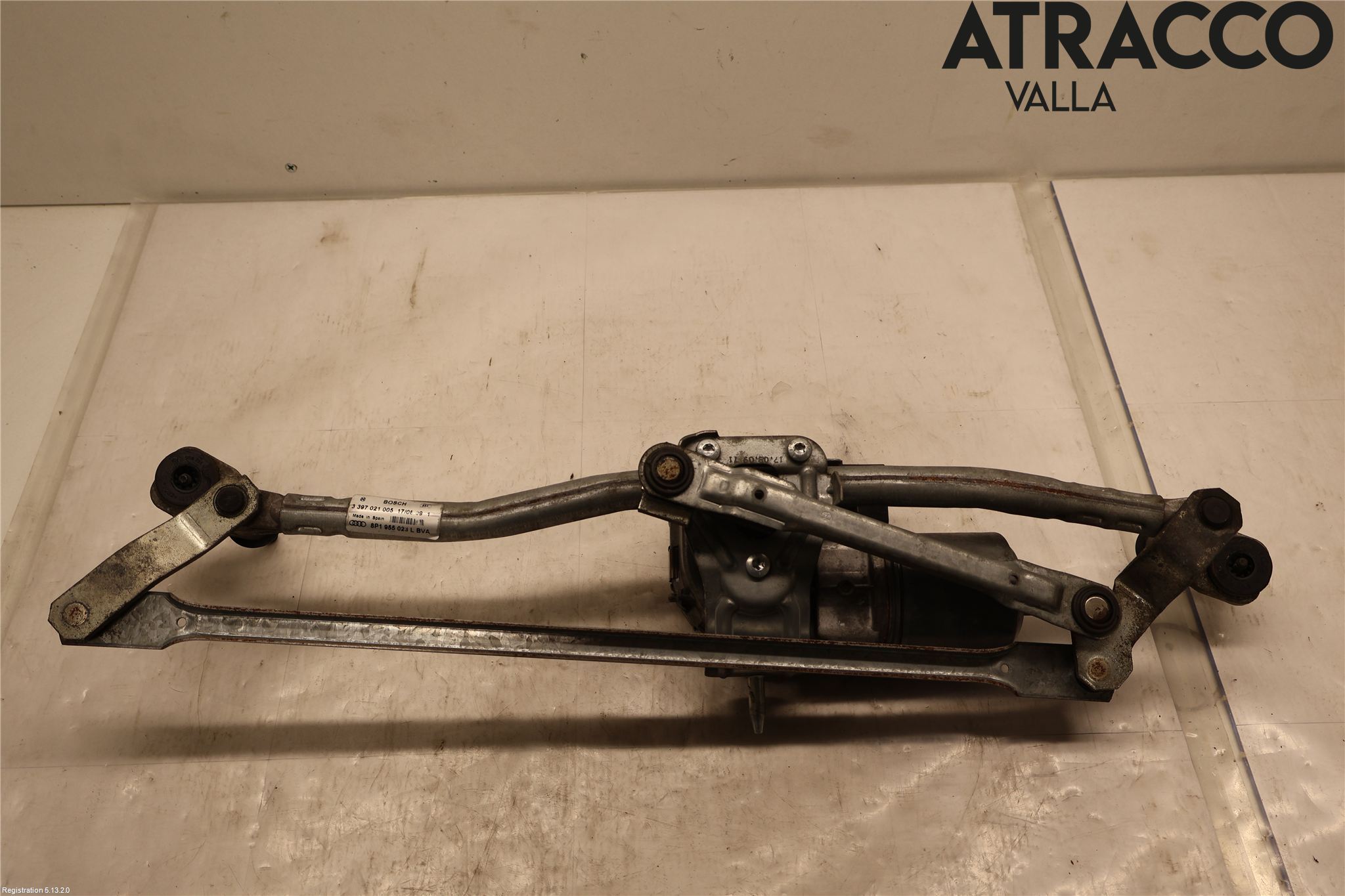 Audi A3/S3 05-13 Viskeroverføring Frontrute