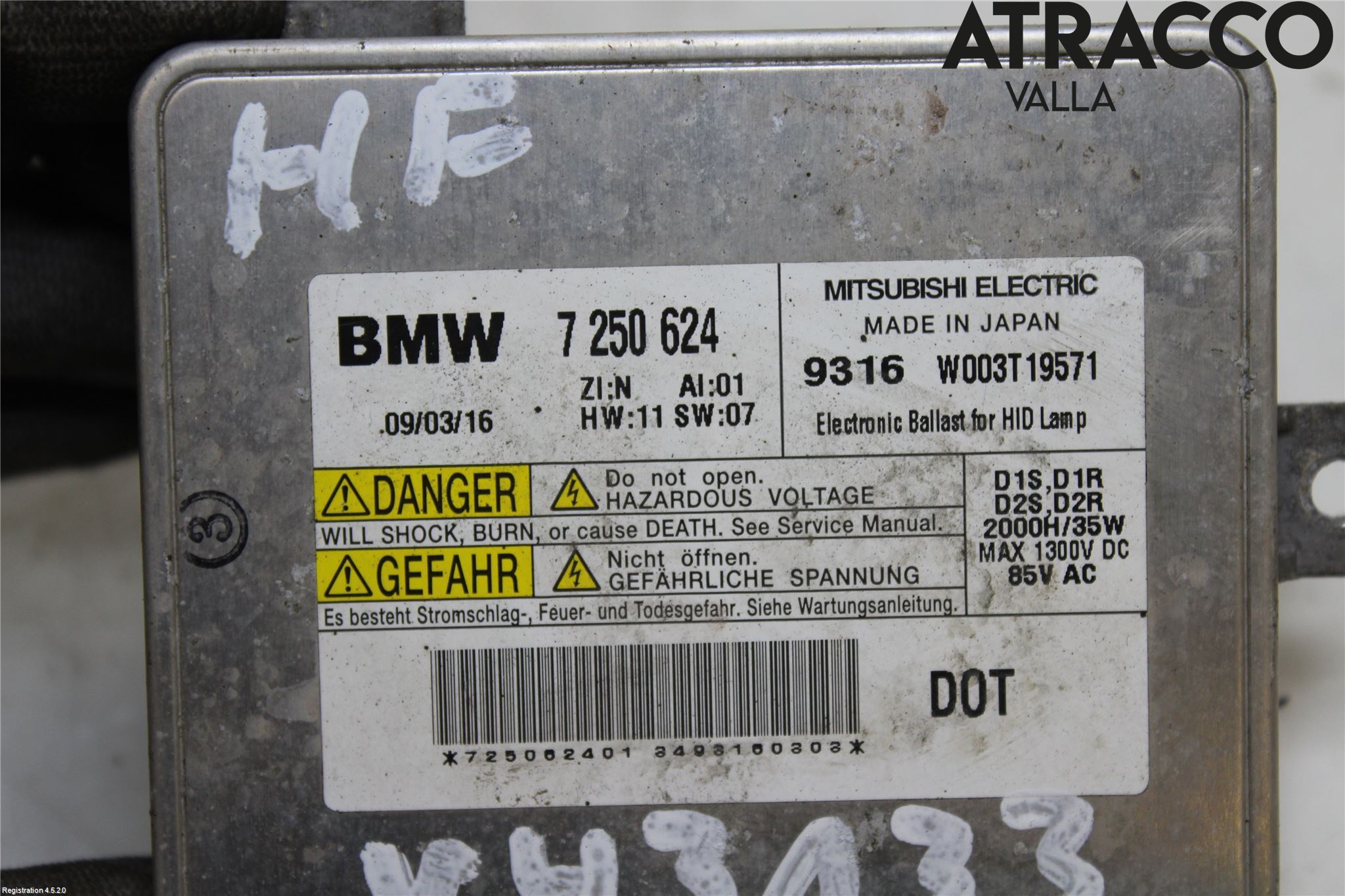 BMW 3 E90/91 SED/TOU 05-12 Styreenhet Xenon