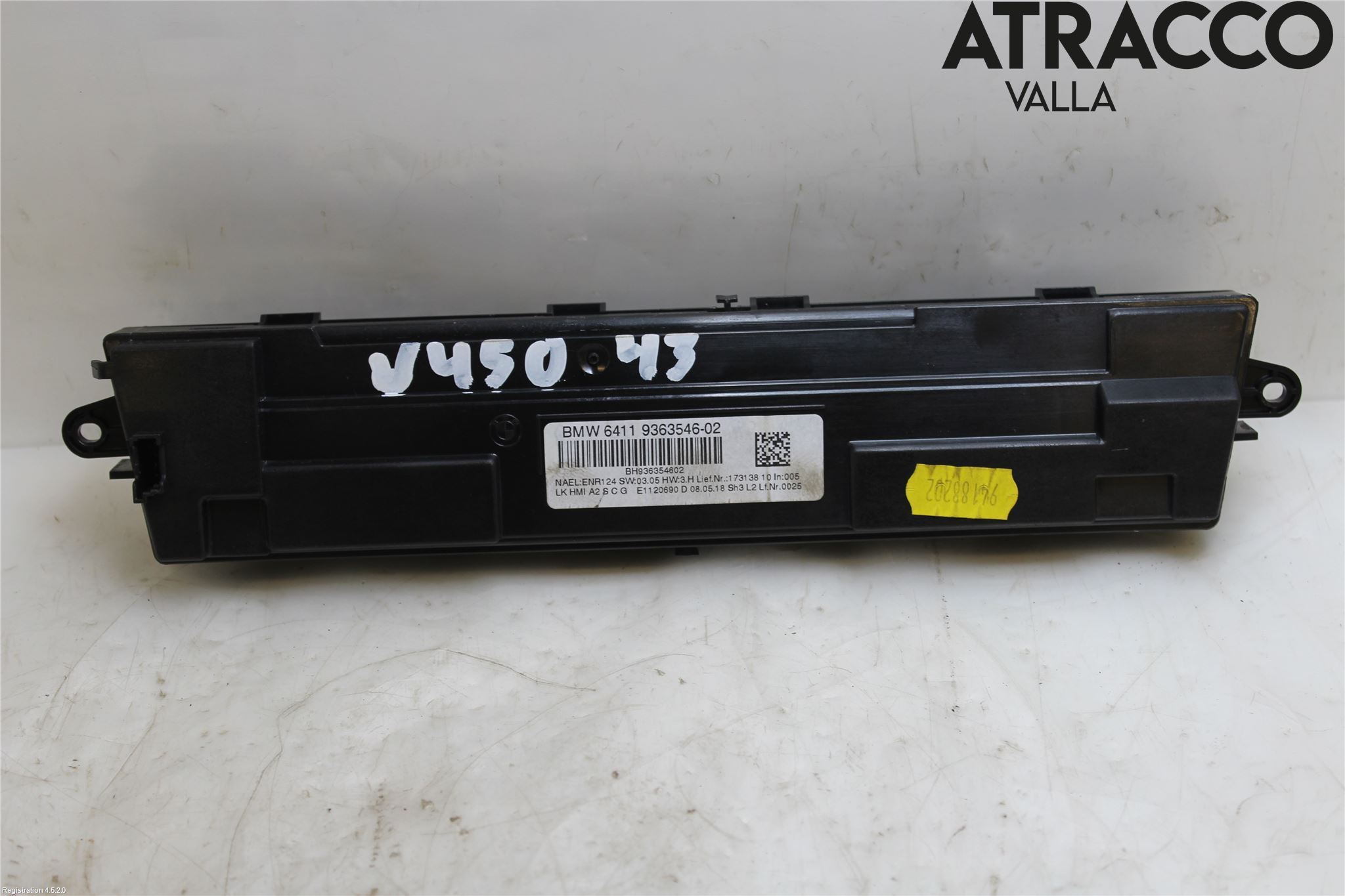 BMW 4 F32/F33/F82/F83 13-20 Varme Ac Betjening-Display