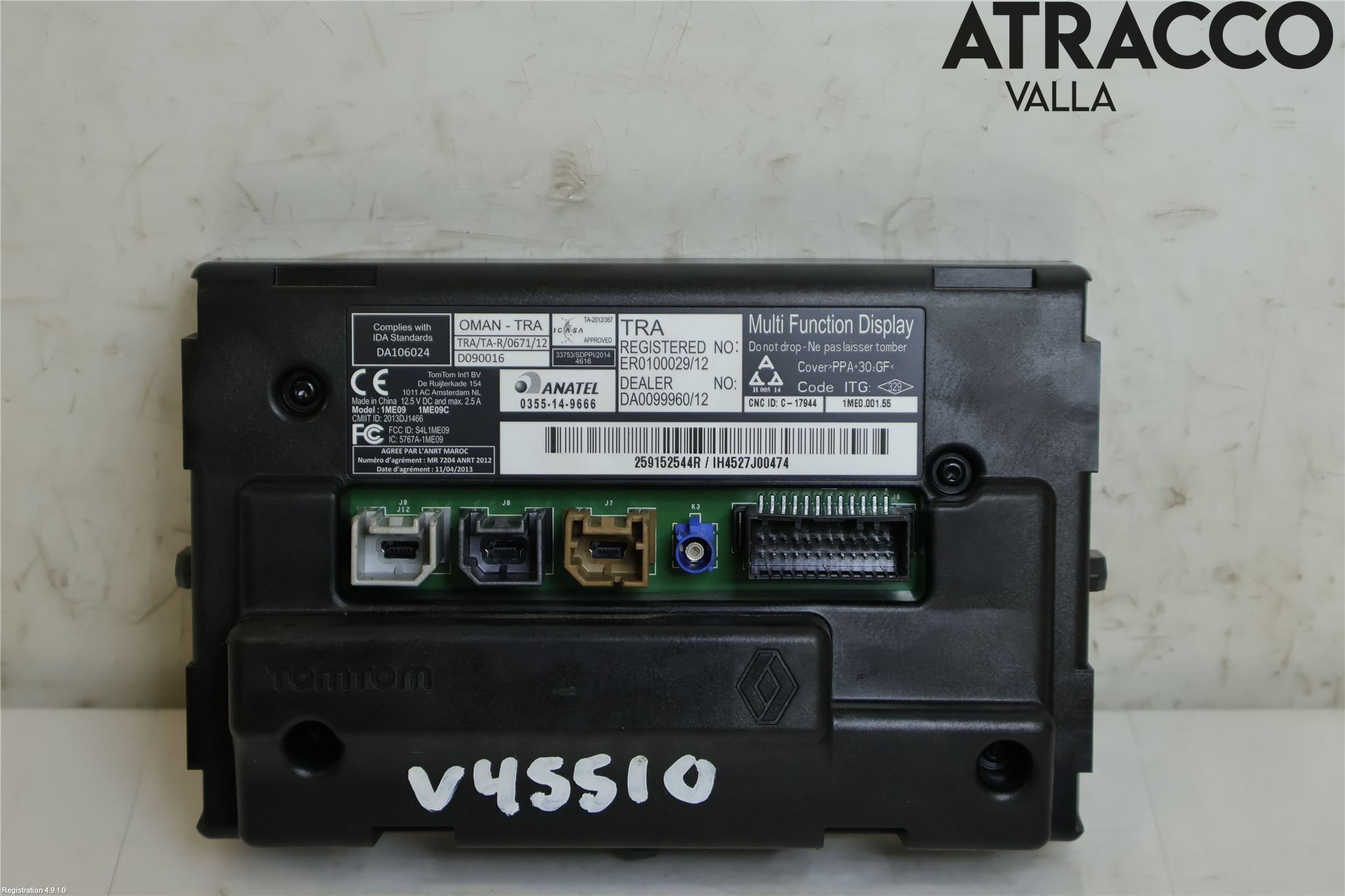 Renault KANGOO II 15-21 Multifunktionsdisplay