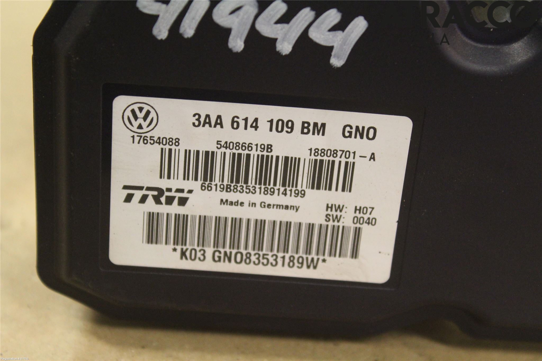 Volkswagen VW PASSAT 11-14 Abs Hydraulikkaggregat