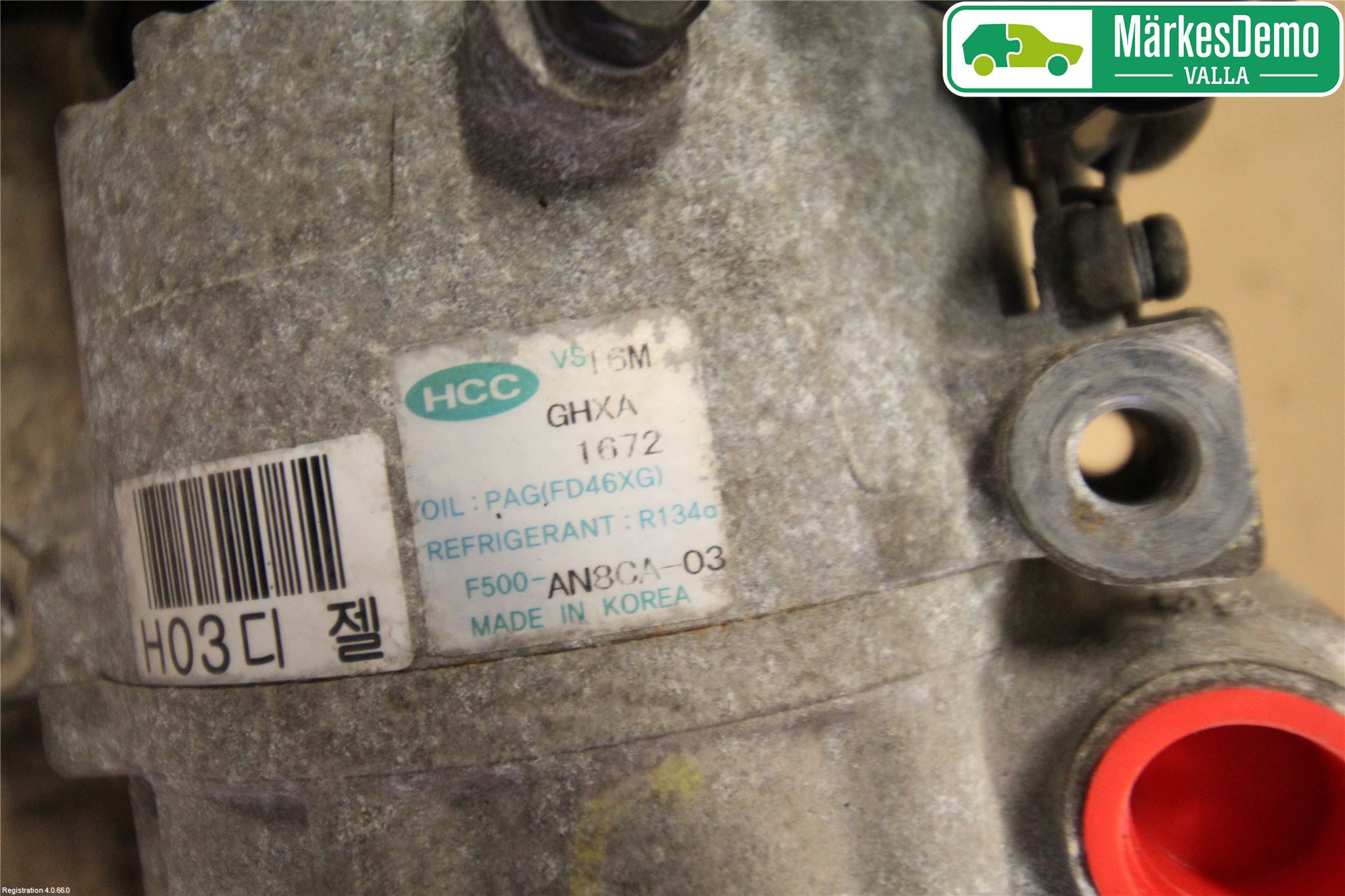 Kia CEED 06-12 Varme Ac Kompressor
