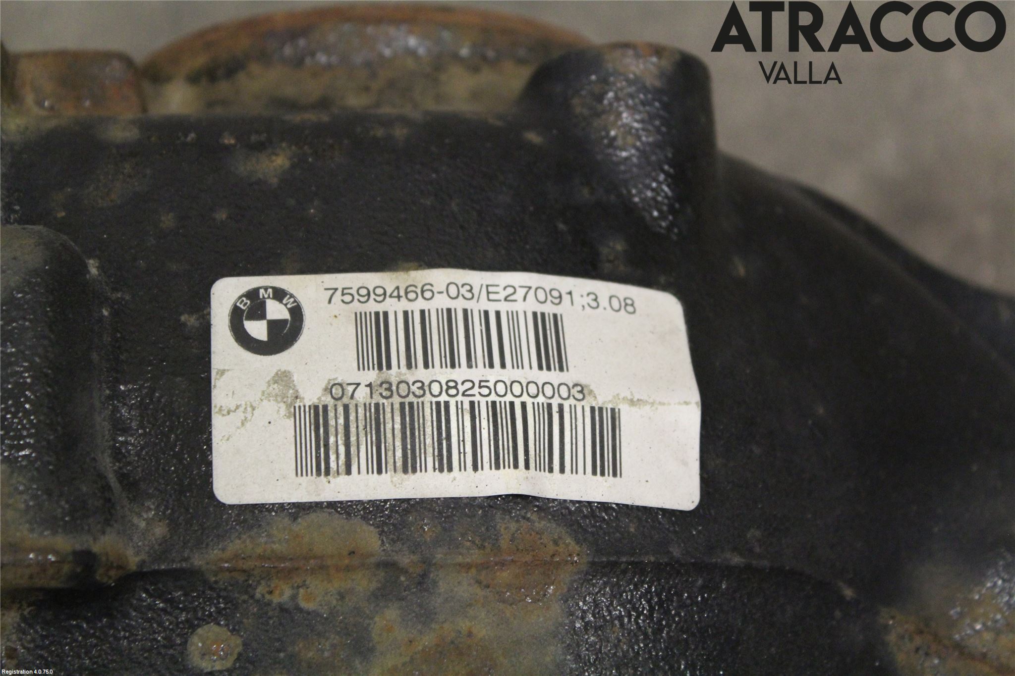 BMW 3 F30/F31/F80 12-19 Bakaksel Kardang Bak -Diff