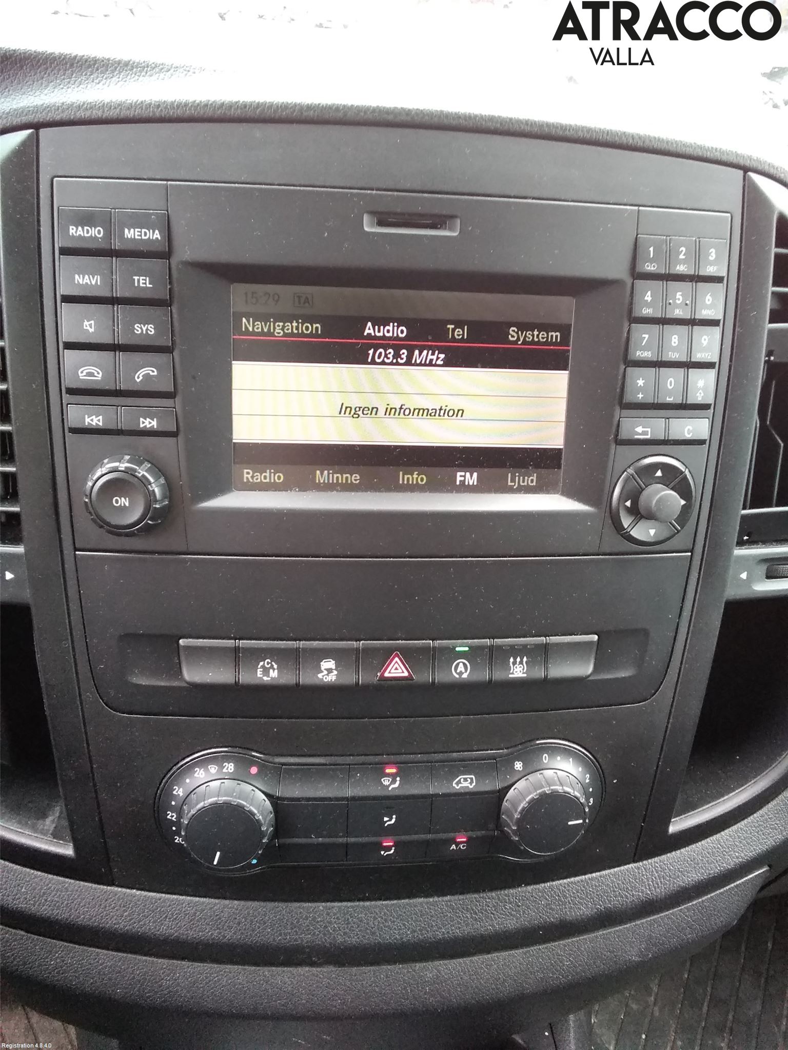 Mercedes-Benz MB VITO/V-KLASS (W640,W447,W448) 14- Stereo Radio Med Cd