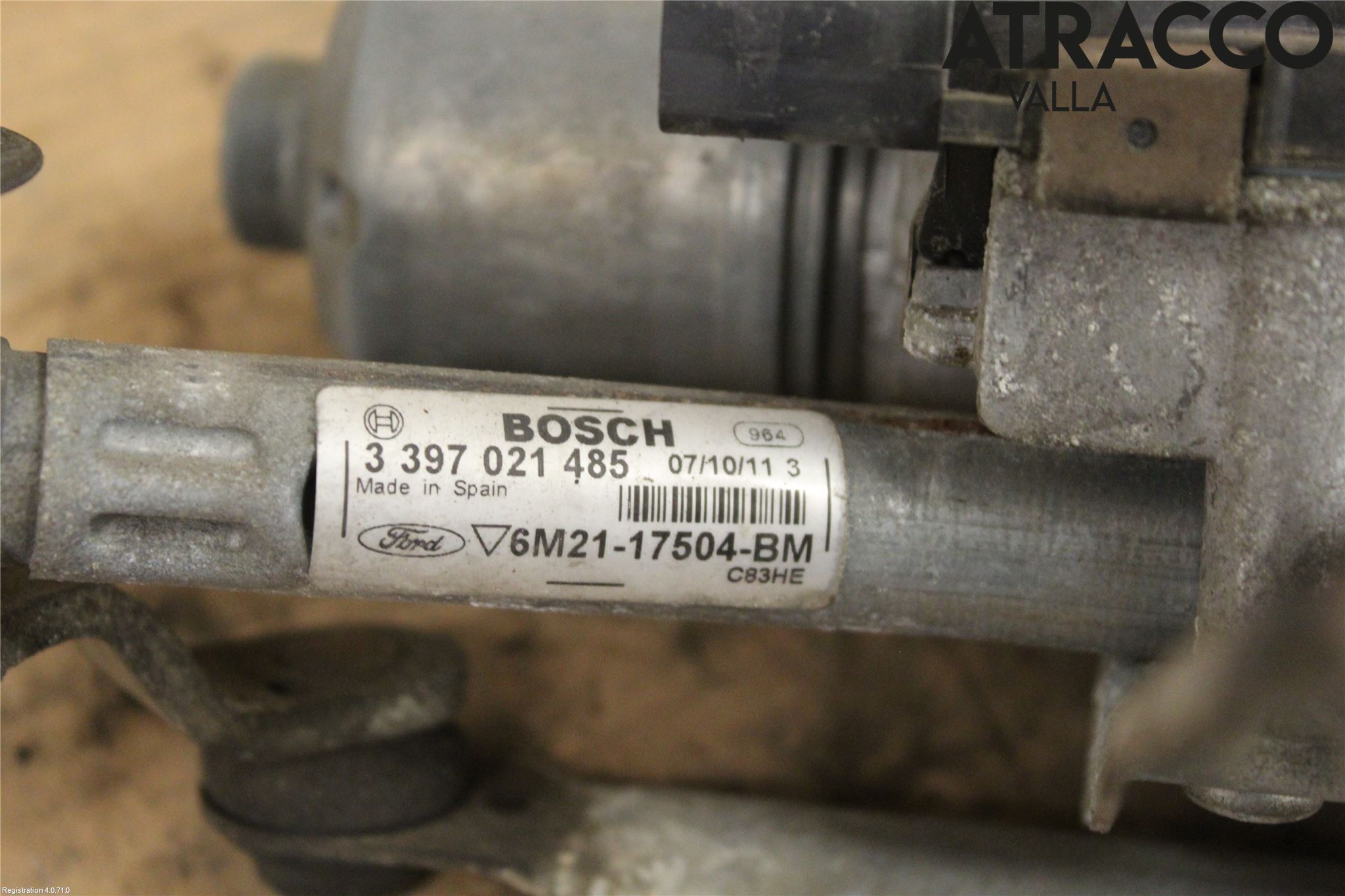 Ford S-MAX 06-15 Viskermotor Frontrute