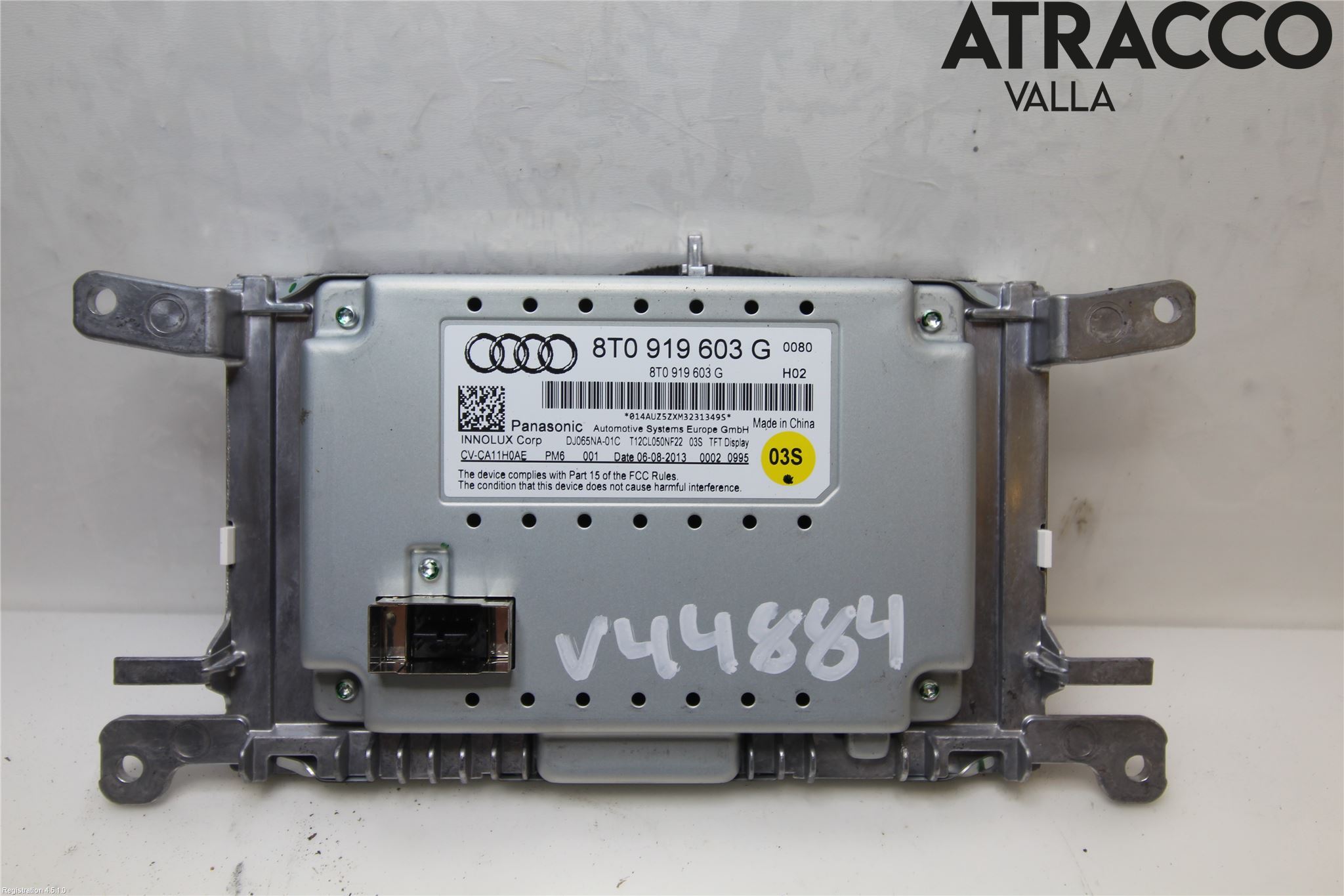 Audi A4 12-15 Instr Skjerm Dvd-Gps-Ac-Tlf