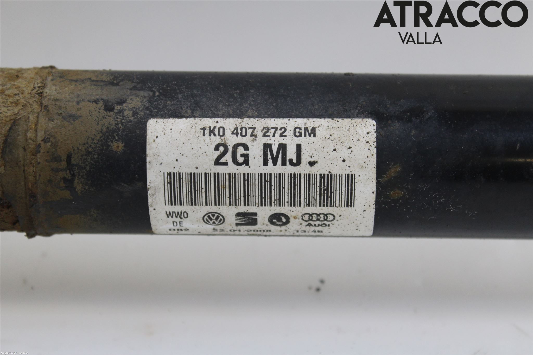 Audi A3/S3 05-13 Drivaksel Foran Kompl Høyre