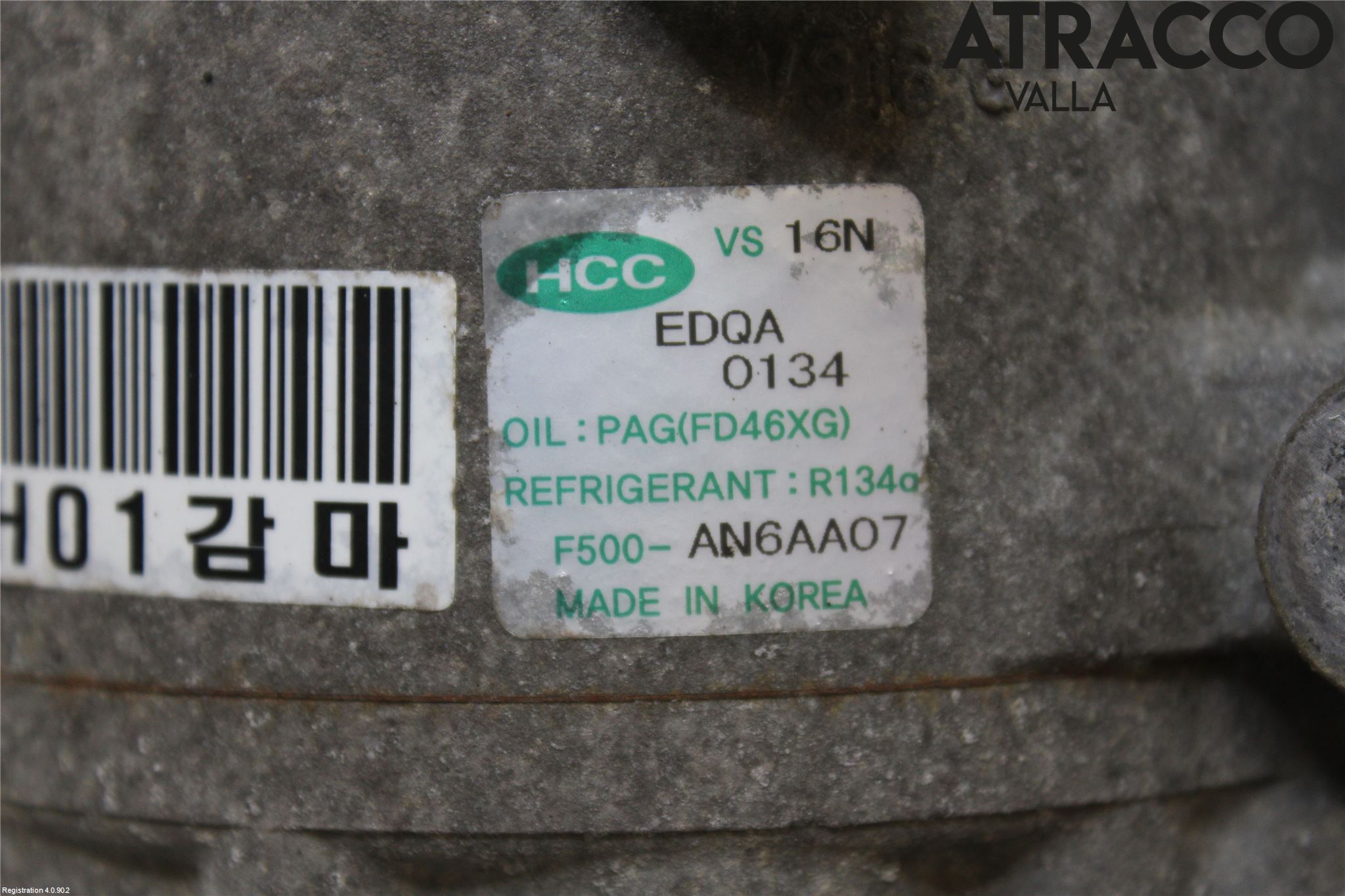 Kia CEED 06-12 Varme Ac Kompressor