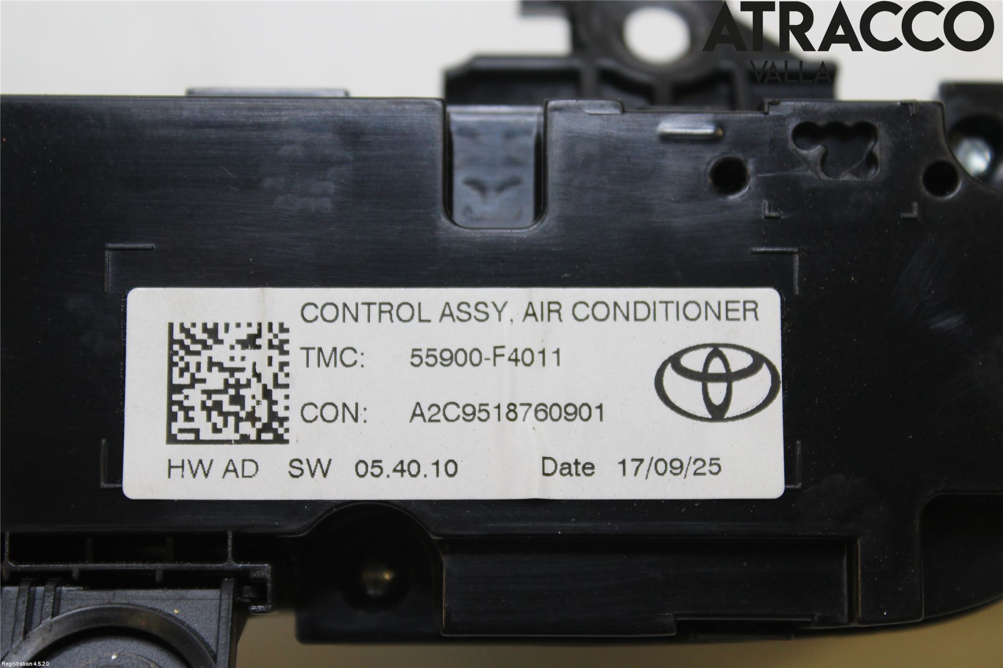 Toyota C-HR 16-23 Varme Ac Betjening-Display