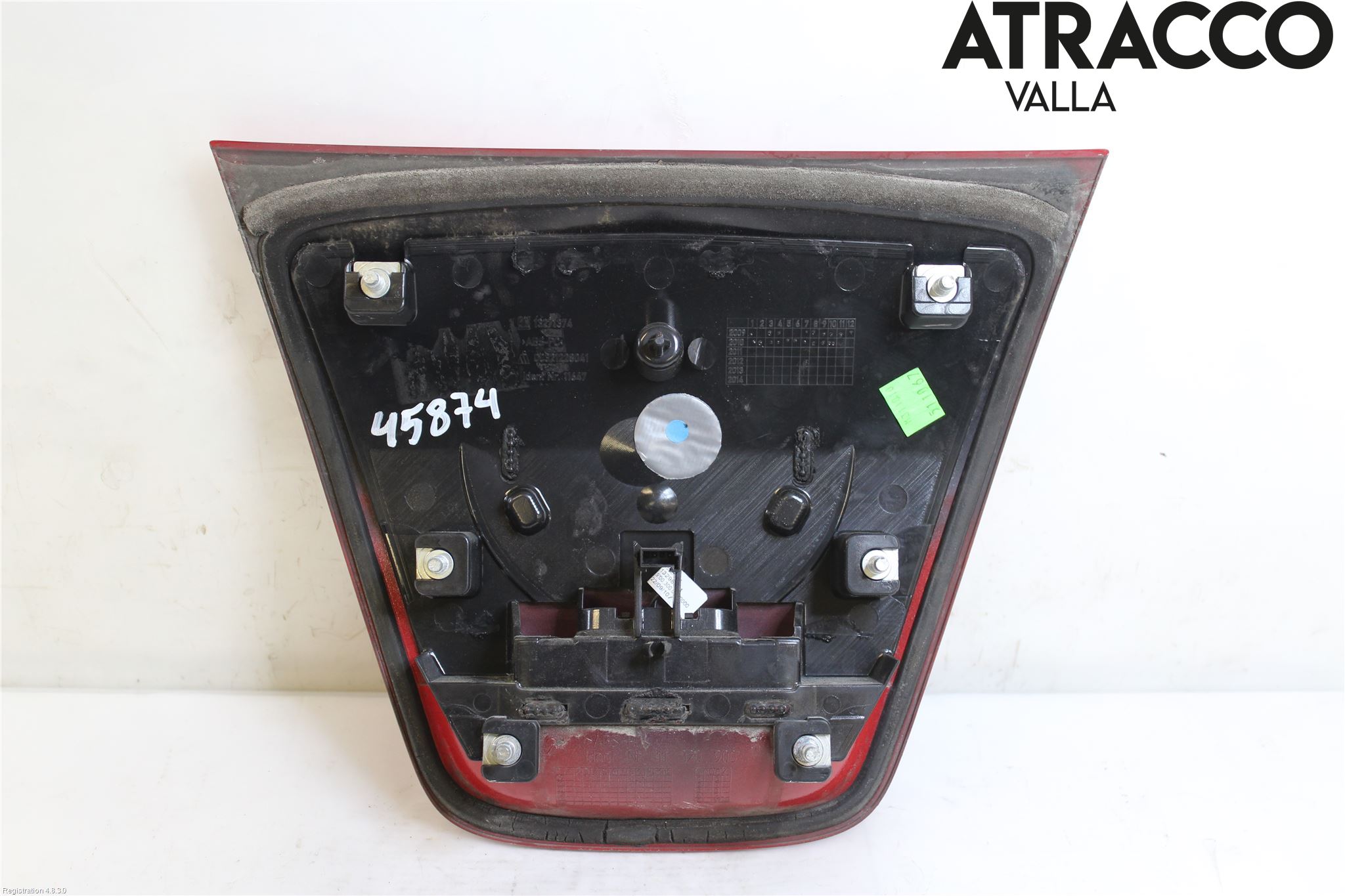 Opel ASTRA J 10-15 Bakluke Handtak Ytre